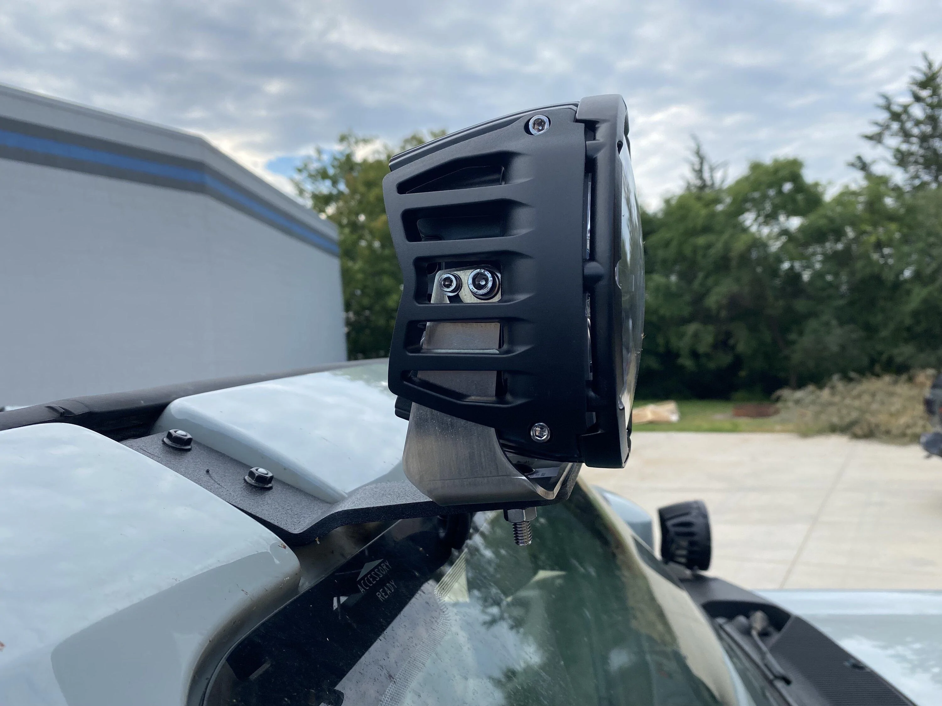 Ford Bronco Windshield Lightbar Mount from GOAT Fabrication IMG_1441