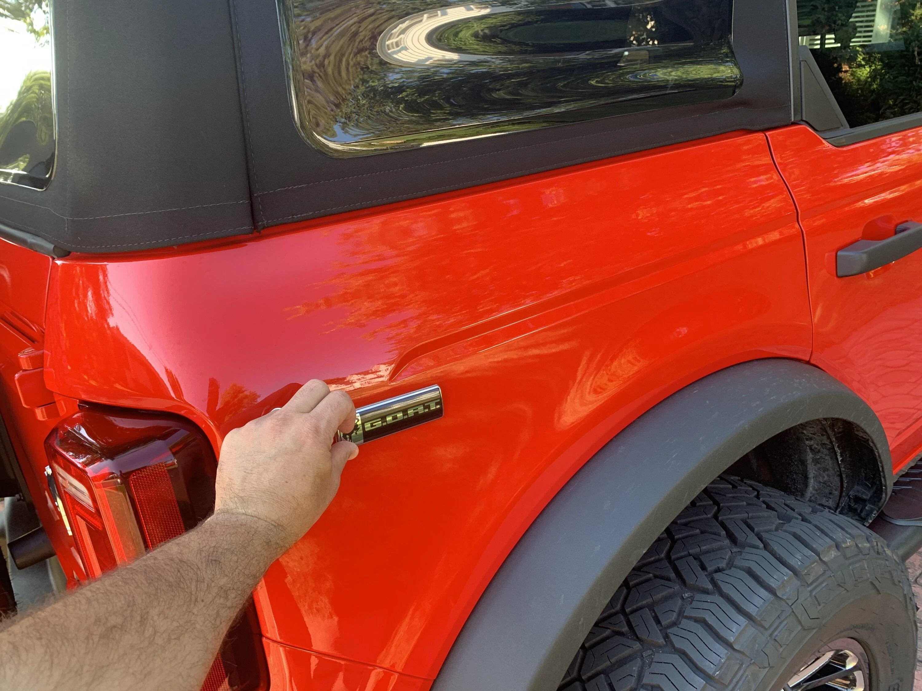 Ford Bronco GOAT Badge / Decal (M-1447-GOAT) - First real life look 820F752E-A769-46EE-9410-C3ADF134A91A