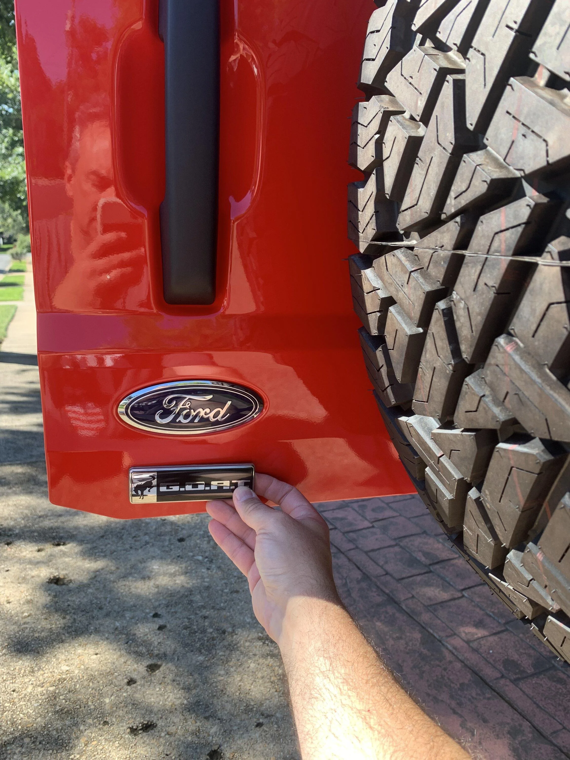 Ford Bronco GOAT Badge / Decal (M-1447-GOAT) - First real life look F726AB84-B593-403E-A910-43A138EC39B1