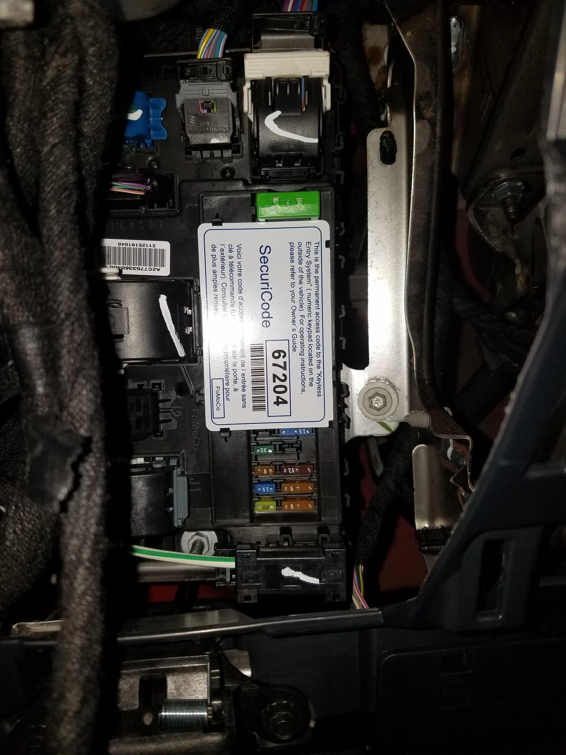 Ford Bronco Keyless Entry Code Card (Easter Egg.!) F6F403E8-B832-4609-A628-27932508D757