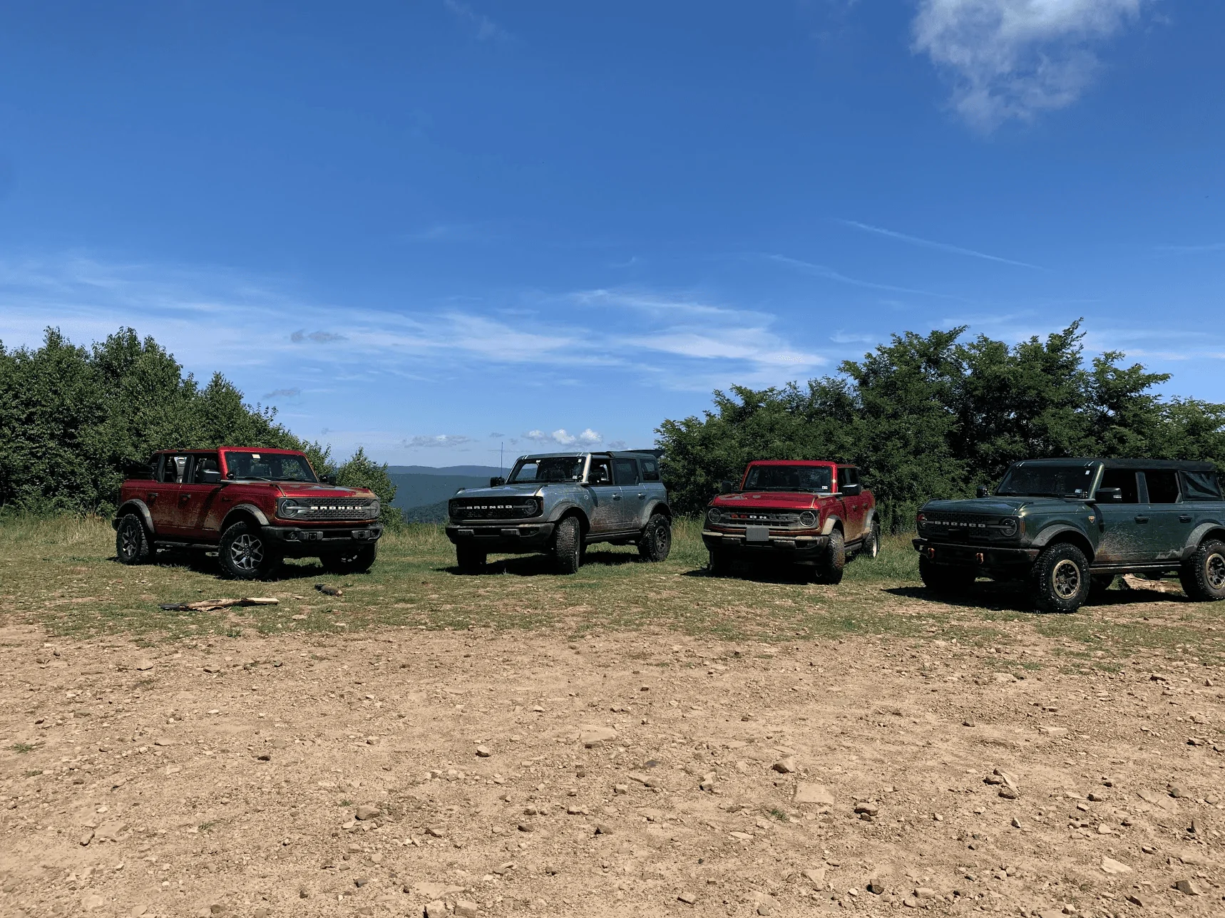 Ford Bronco Union Springs to Flagpole Knob (Virginia) Off-Road Group Ride view-from-the-to