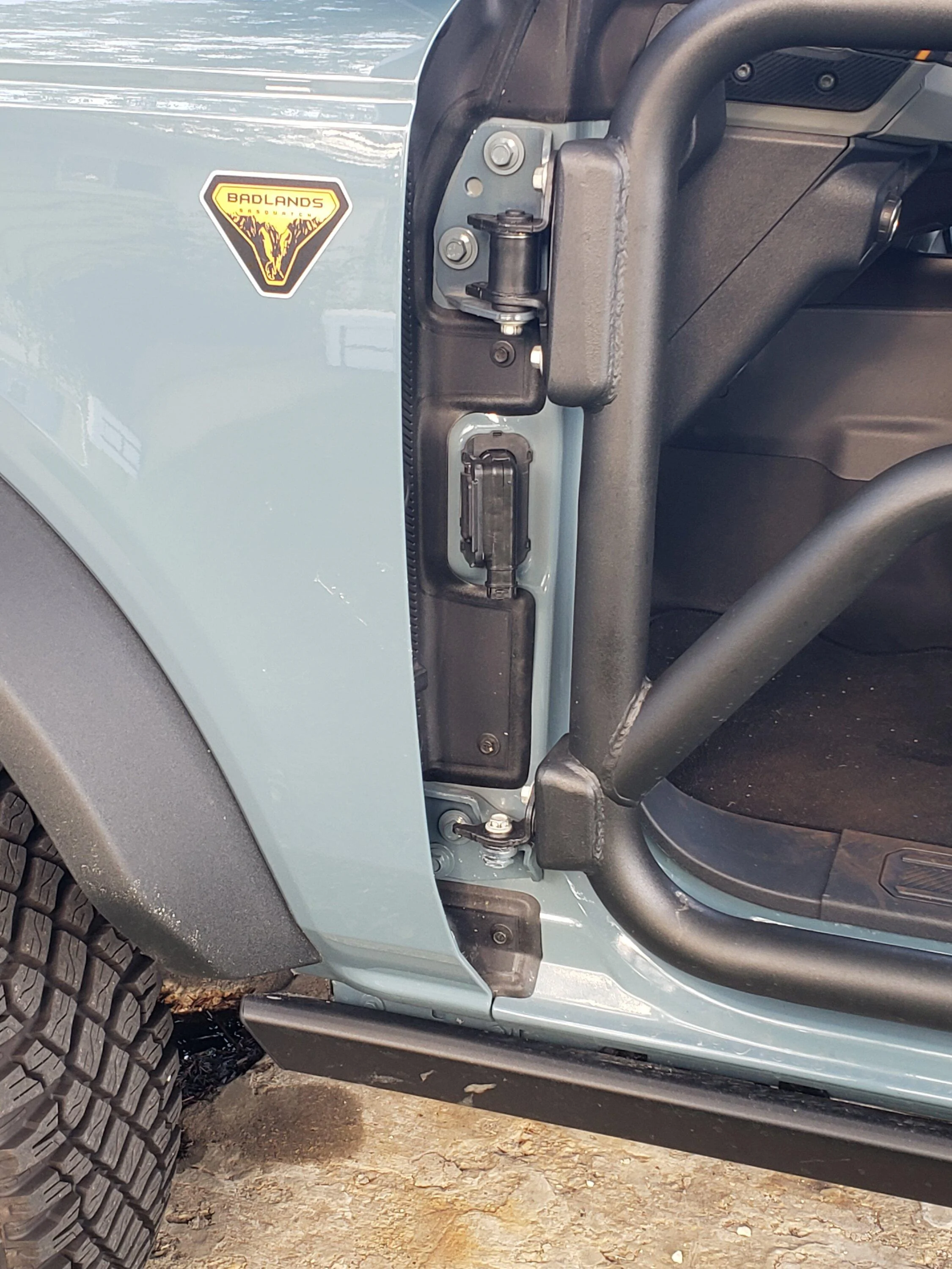 Ford Bronco Doors off gremlins explained, and an inexpensive DIY solution! 20220821_174017
