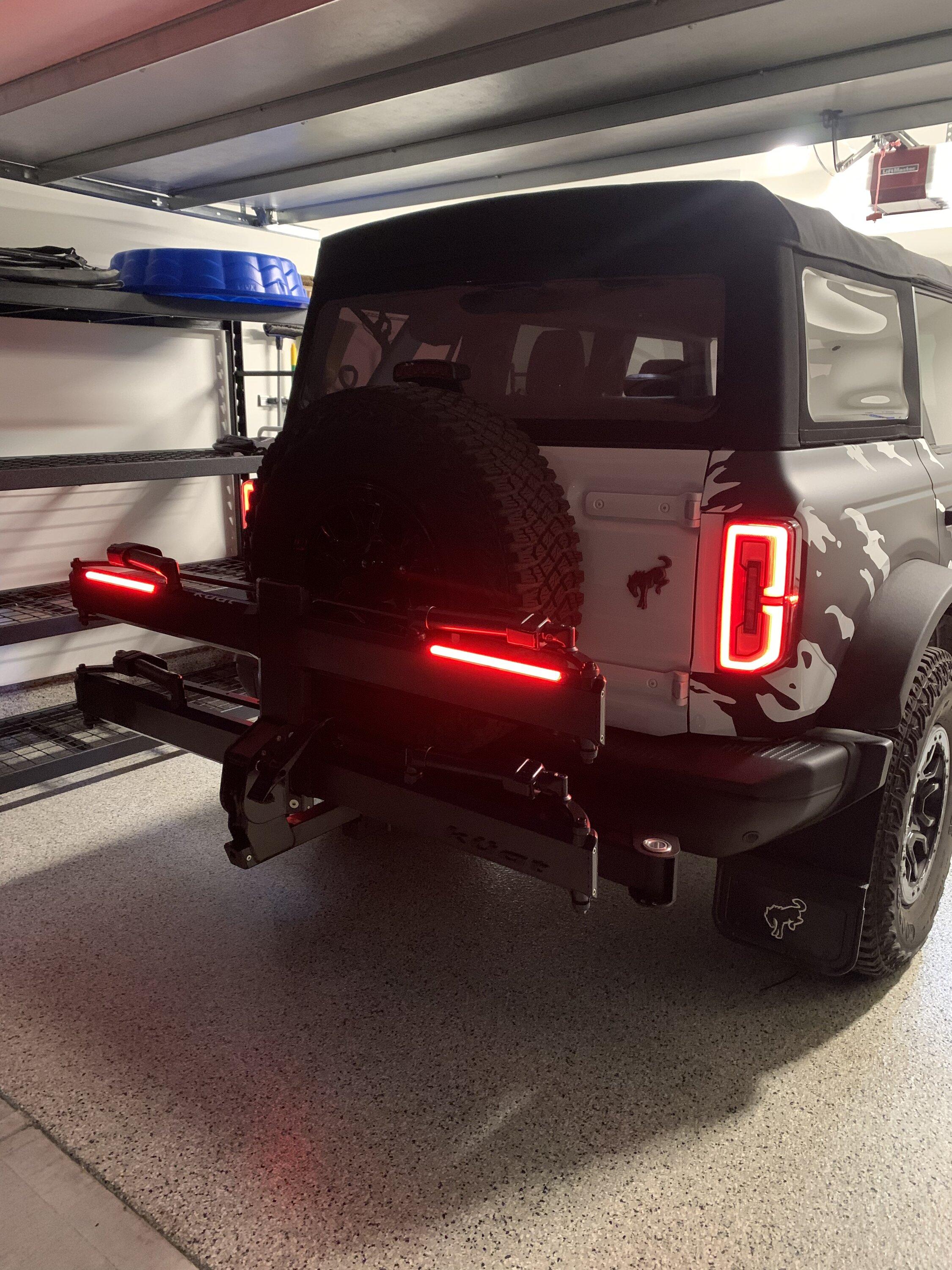 Ford Bronco Kuat Piston Pro X Bike Rack + Pivot Pro 2.0 Hitch Extension tempimagetipkck-