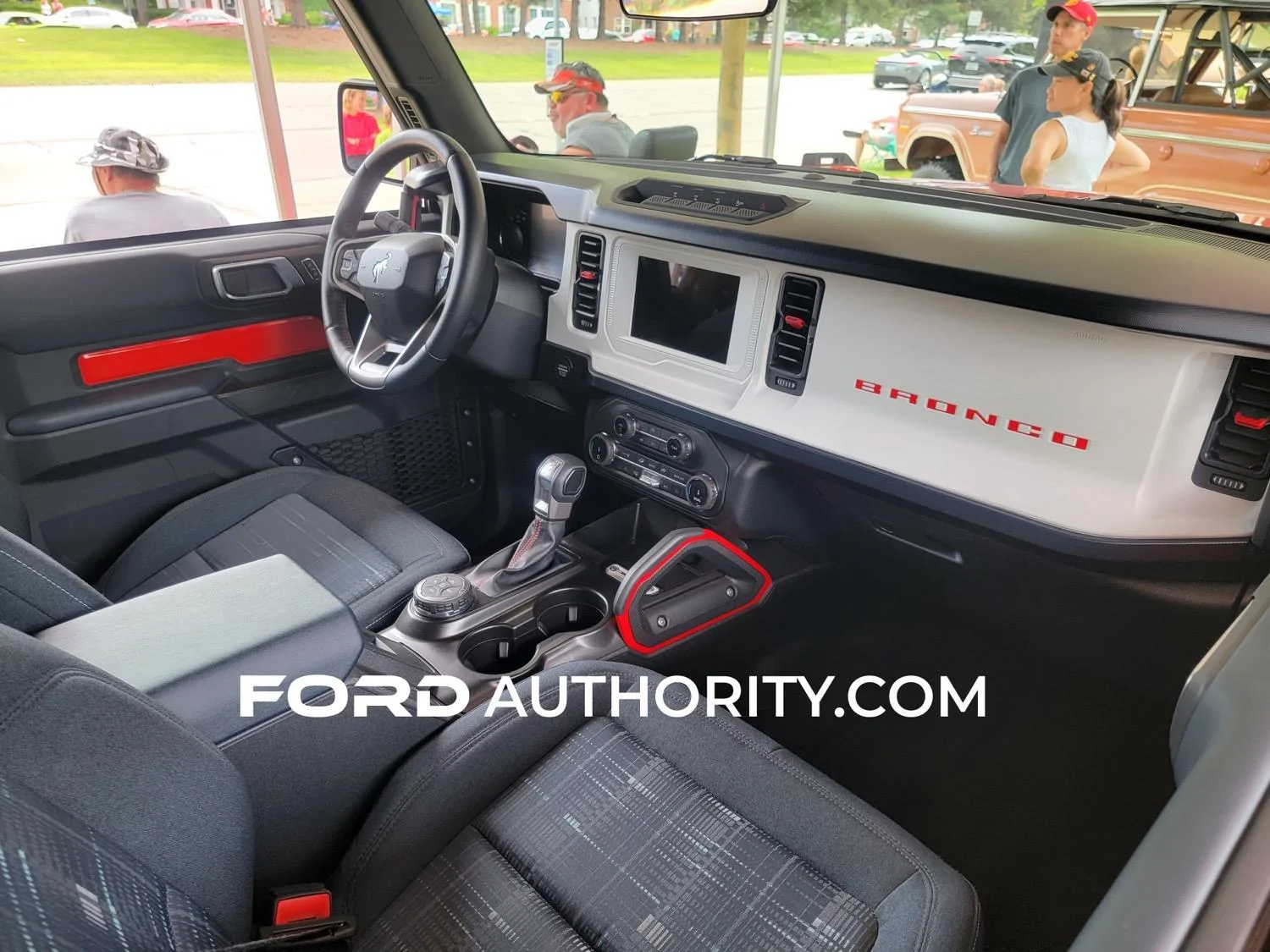 Ford Bronco More Yellowstone & Race Red Heritage Bronco photos from Woodward ce-red-2022-woodward-dream-cruise-interior-001-jpg