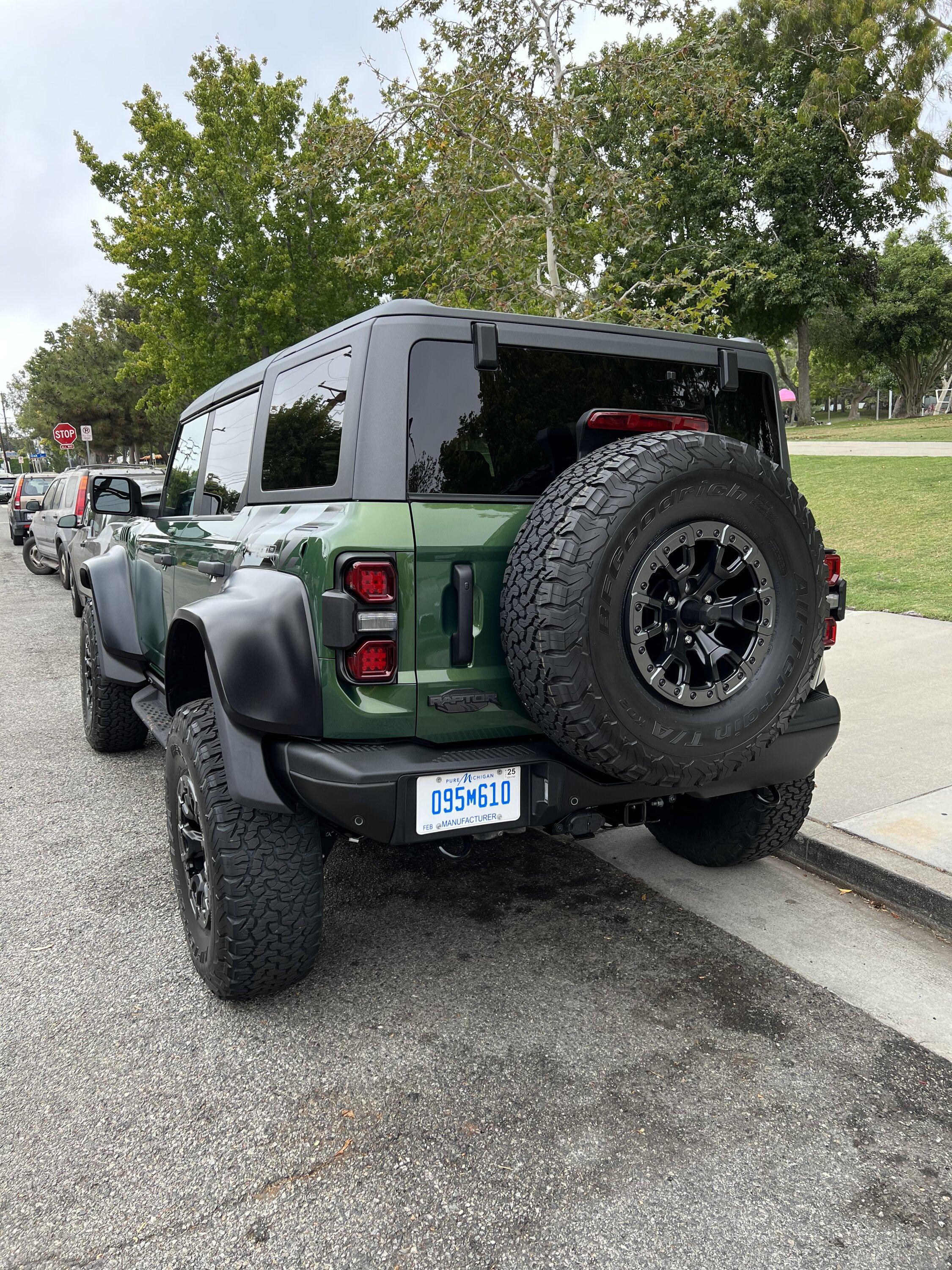 Ford Bronco Braptor spotting in SoCal 5D5DC230-AF90-4FE5-8A65-E4497284C747