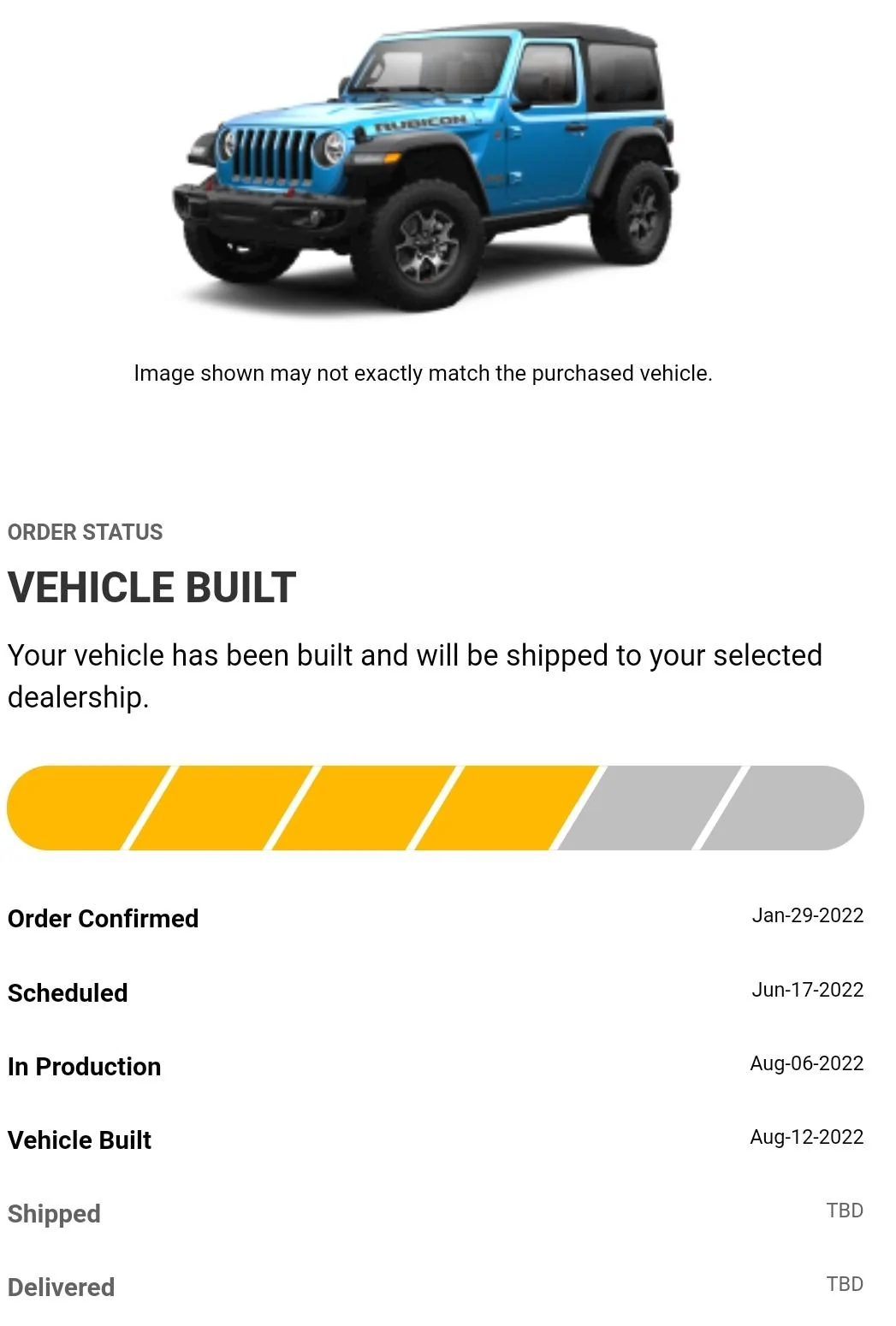 Ford Bronco Jeep wait time vs Bronco 95041A40-3CB5-4E56-ACC2-5E70418E3283