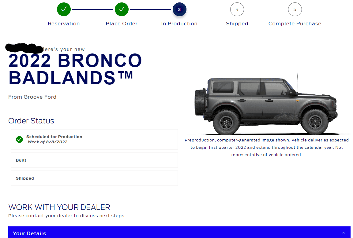 Ford Bronco 8/8/22 Build Week Group. Screenshot 2022-08-24 181007