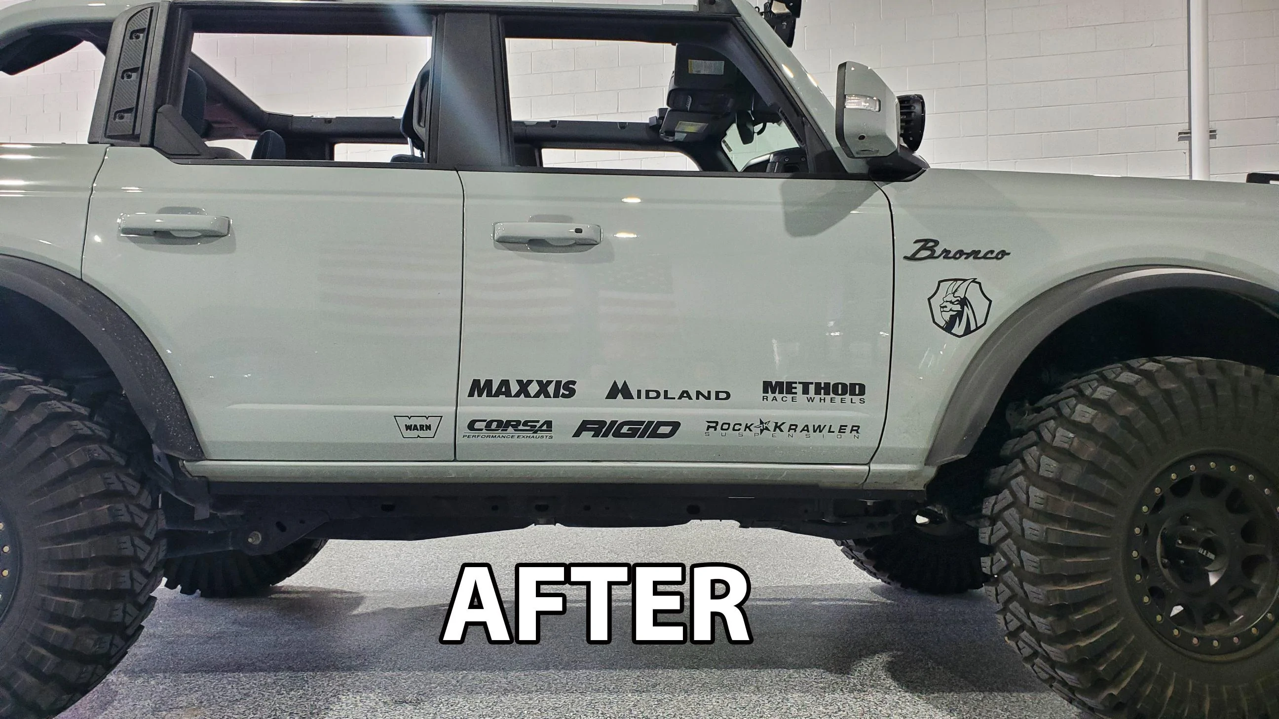 Ford Bronco GOAT  PINCH SEAM BLACKOUT PLATES Pinch_002