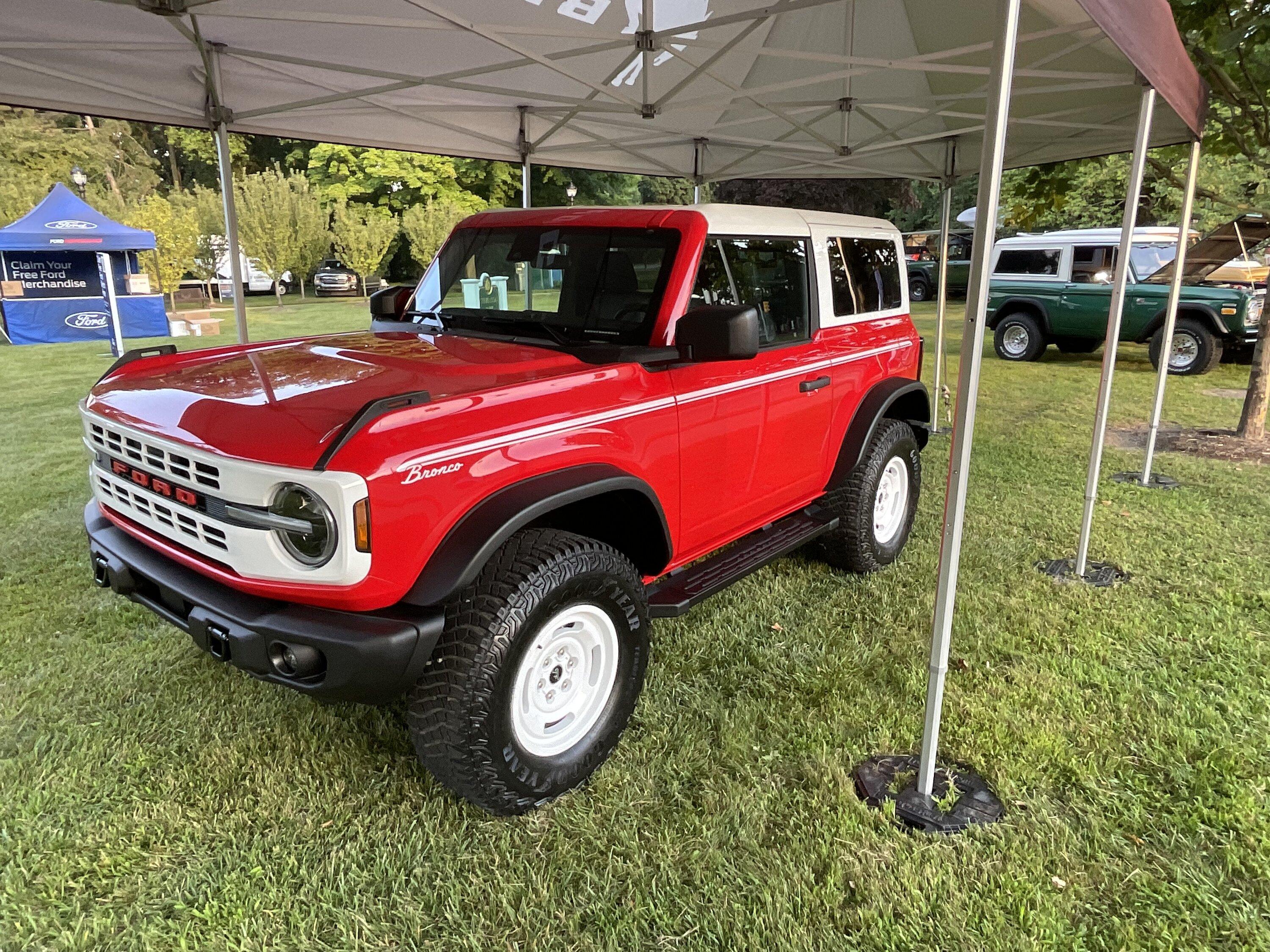 Ford Bronco Code Orange in person F7F42401-B470-4B97-82DA-DEF117ED6501
