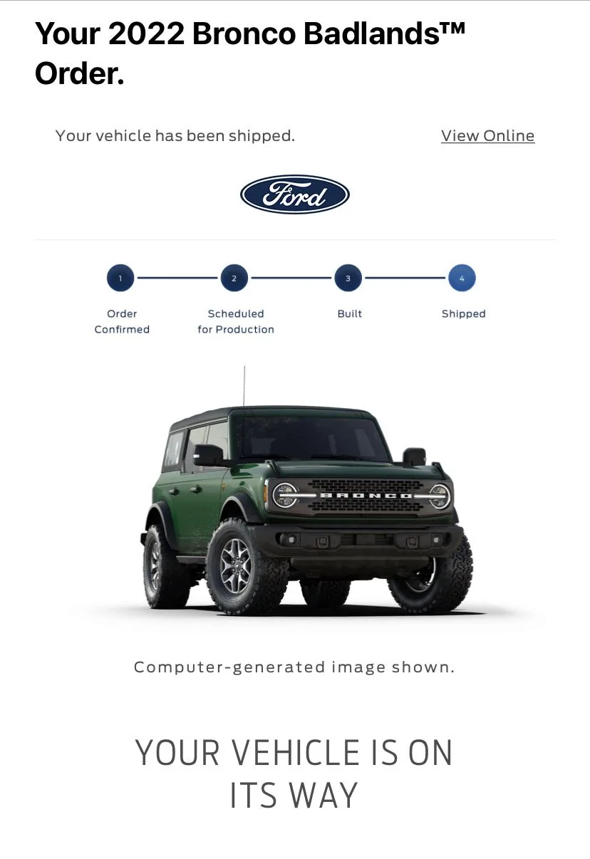 Ford Bronco 8/15/22 Build Week Group 61225527-2439-4029-A552-45AA0A74A511