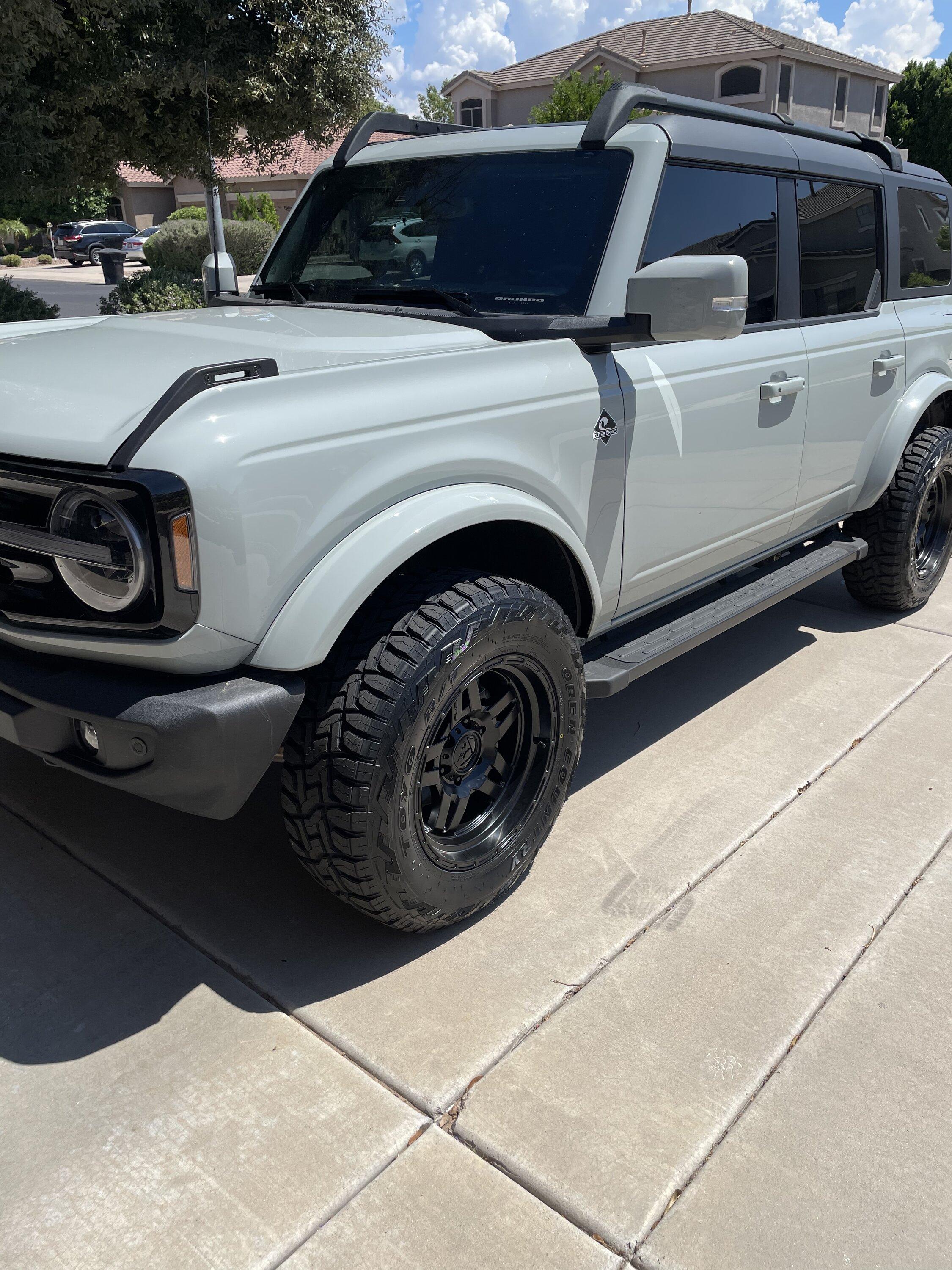 Ford Bronco Show us your installed wheel / tire upgrades here! (Pics) 83673F11-0E79-4A72-BDC5-DCC5F3236209