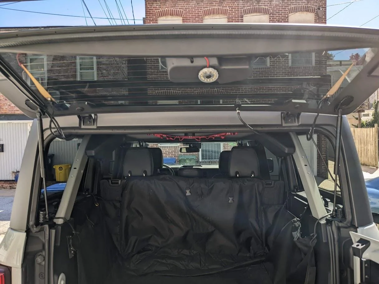 Ford Bronco KC Cyclone Cargo Area Lighting Install PXL_20220812_150320003