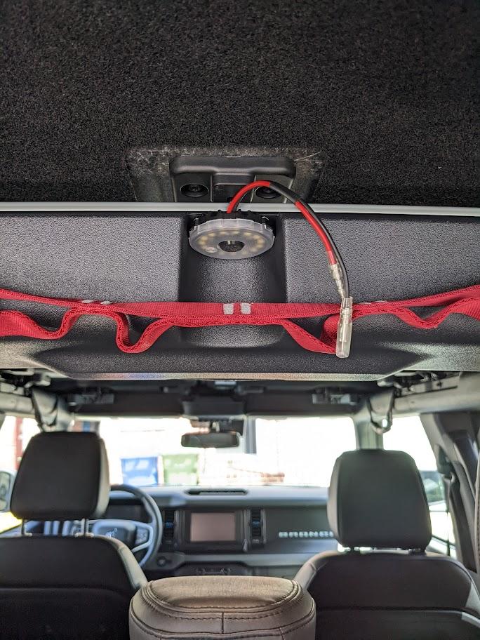 Ford Bronco KC Cyclone Cargo Area Lighting Install PXL_20220811_181858525