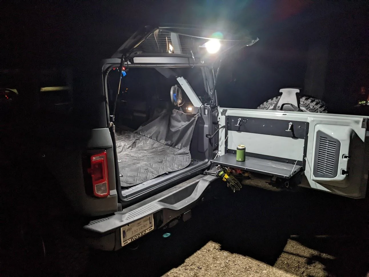 Ford Bronco KC Cyclone Cargo Area Lighting Install PXL_20220820_005050373