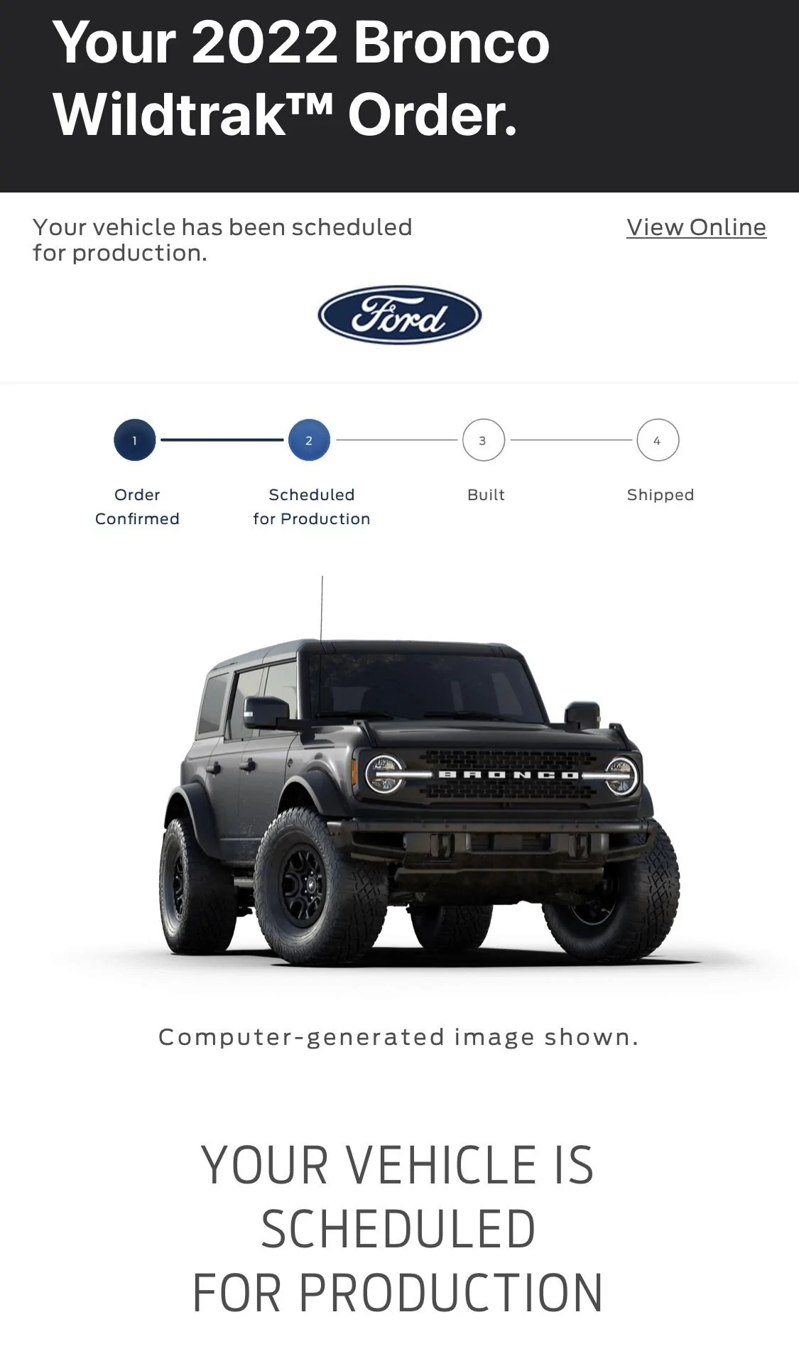 Ford Bronco 9/19/22 Build Week IMG_6510