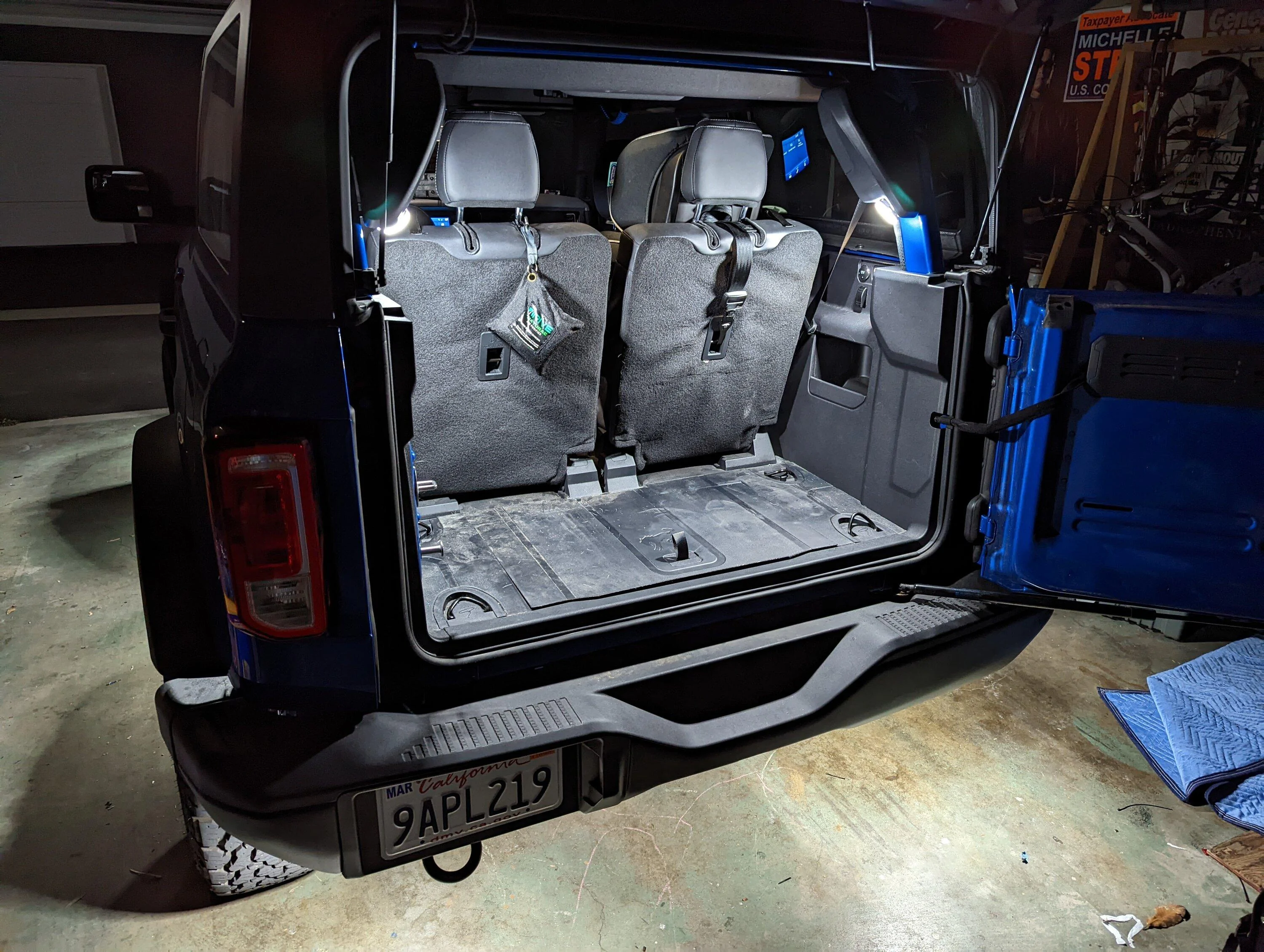 Ford Bronco KC Cyclone Cargo Area Lighting Install PXL_20220601_044507585