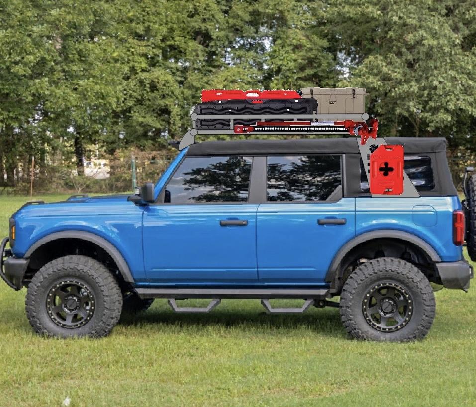 Ford Bronco RAKET Multi-top Roof Rack System 15A9BDEB-99C4-4A21-9F50-3E985894D005