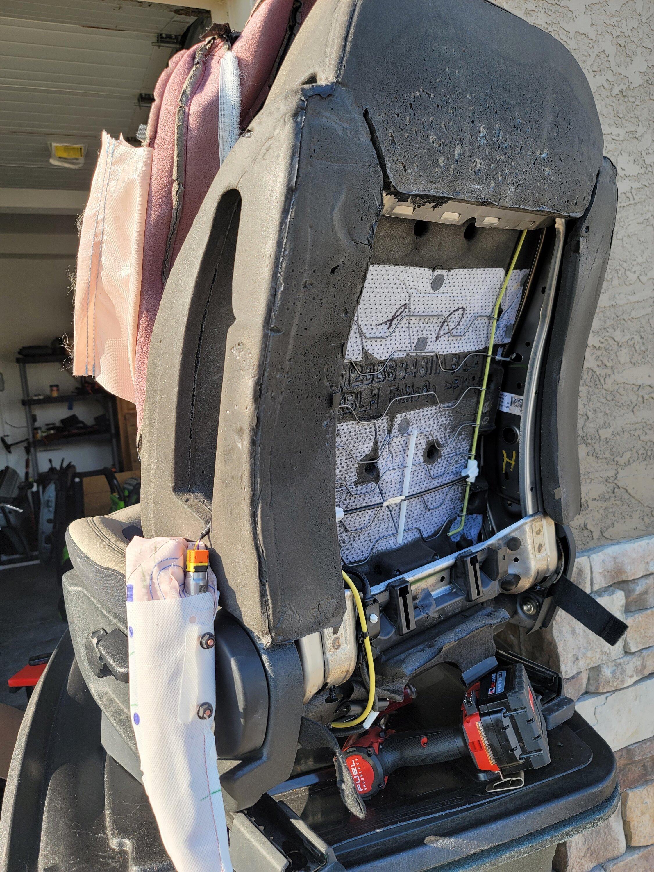 Ford Bronco DIY With Photos: Katzkin Leather Seats Install in Big Bend Bronco 20220827_084341