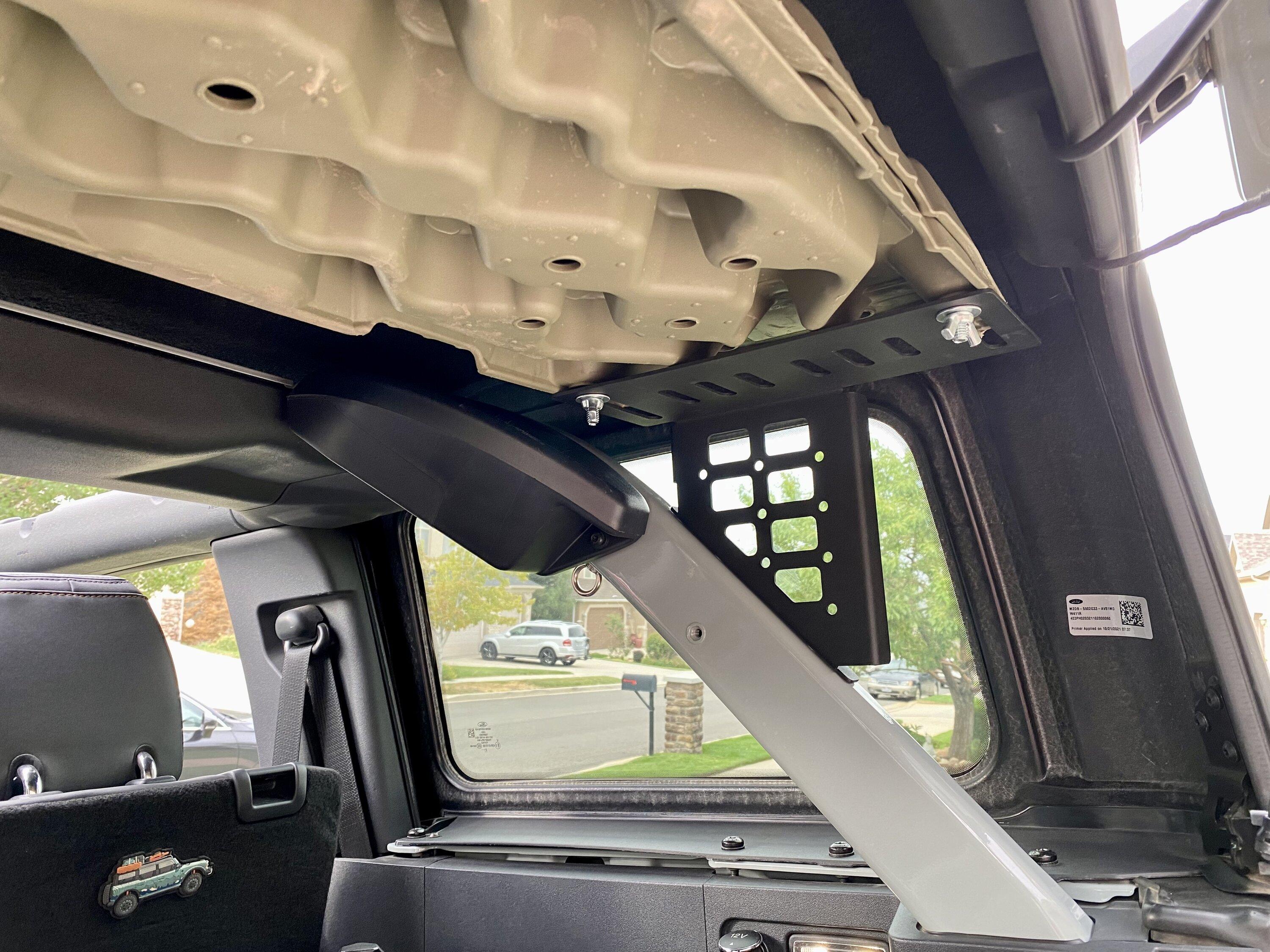 Ford Bronco I designed and fabricated traction board mounts -- for Bronco roll bar 3709907B-B741-416C-808A-1AE2289B9E62