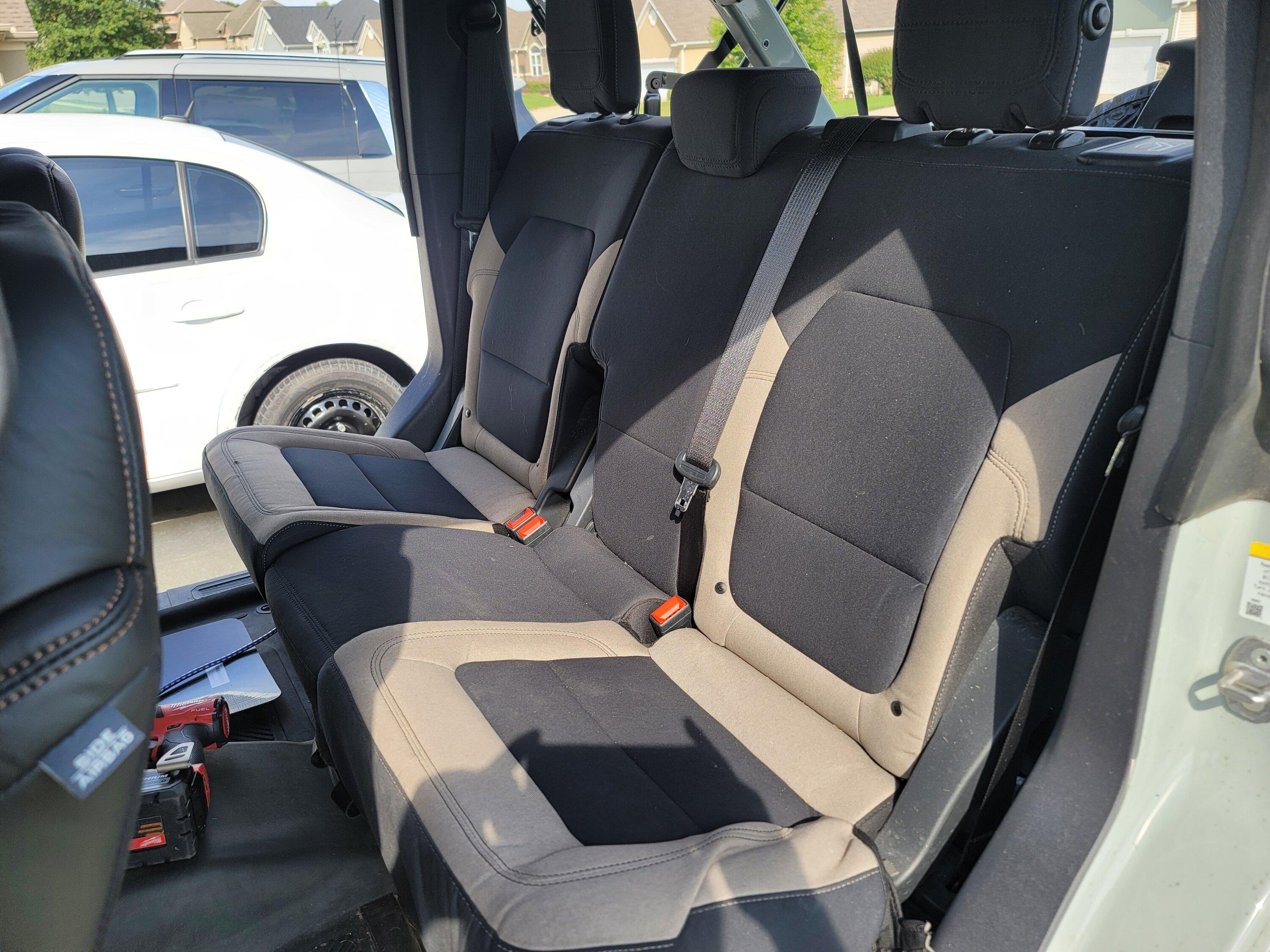 Ford Bronco DIY With Photos: Katzkin Leather Seats Install in Big Bend Bronco 20220827_102120