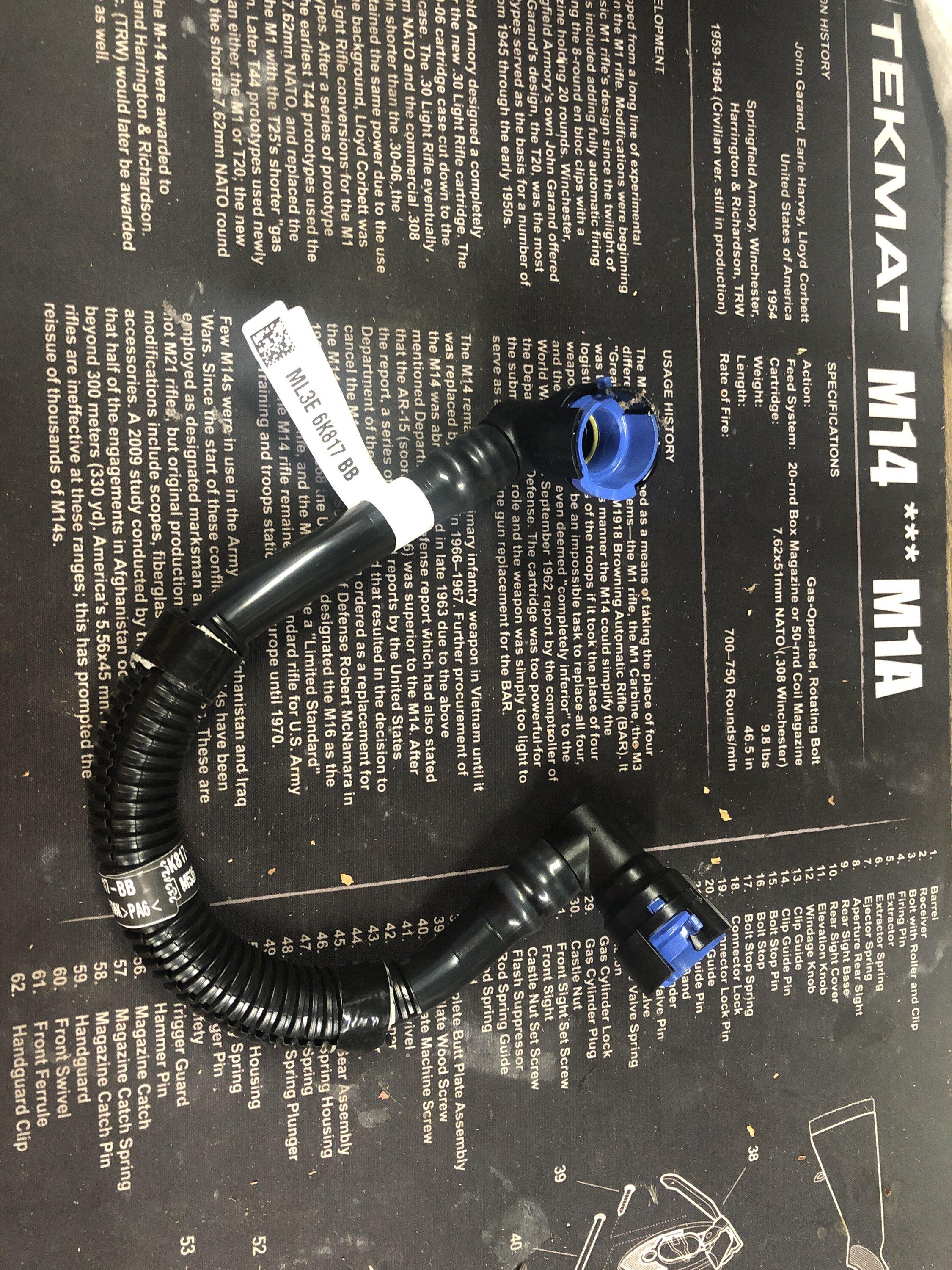 Ford Bronco 2.7 catch can install image