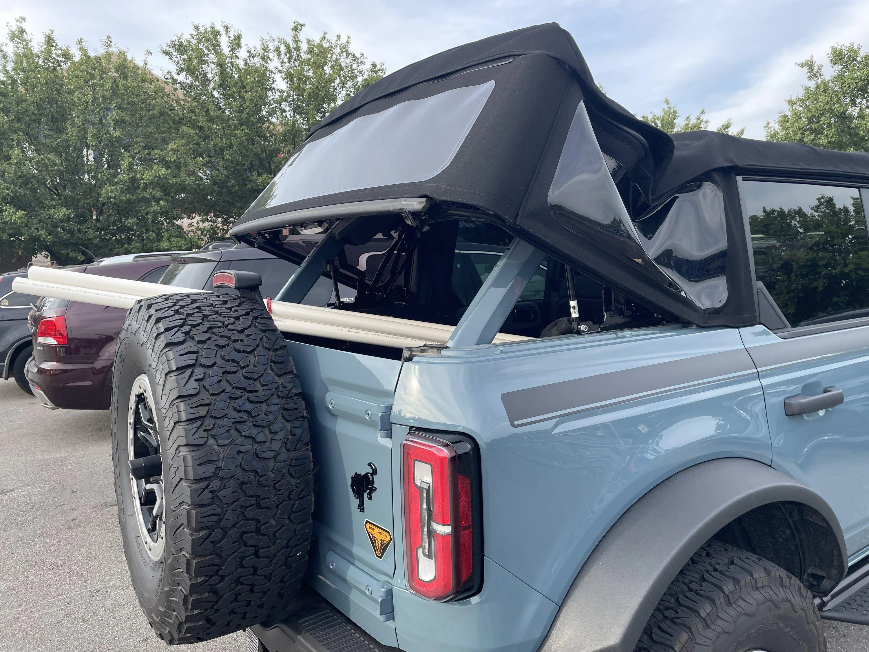 Ford Bronco Door Storage Holder PVC Cart for Garage - DIY Instructions & Photos 747B3460-924E-4B2B-9D65-097E8EBA05D5