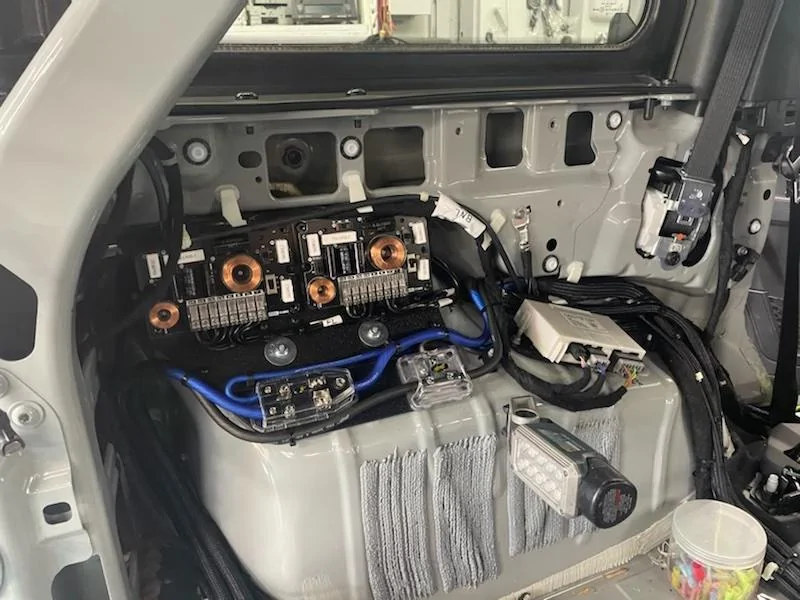 Ford Bronco Front speaker amp location IMG_1005