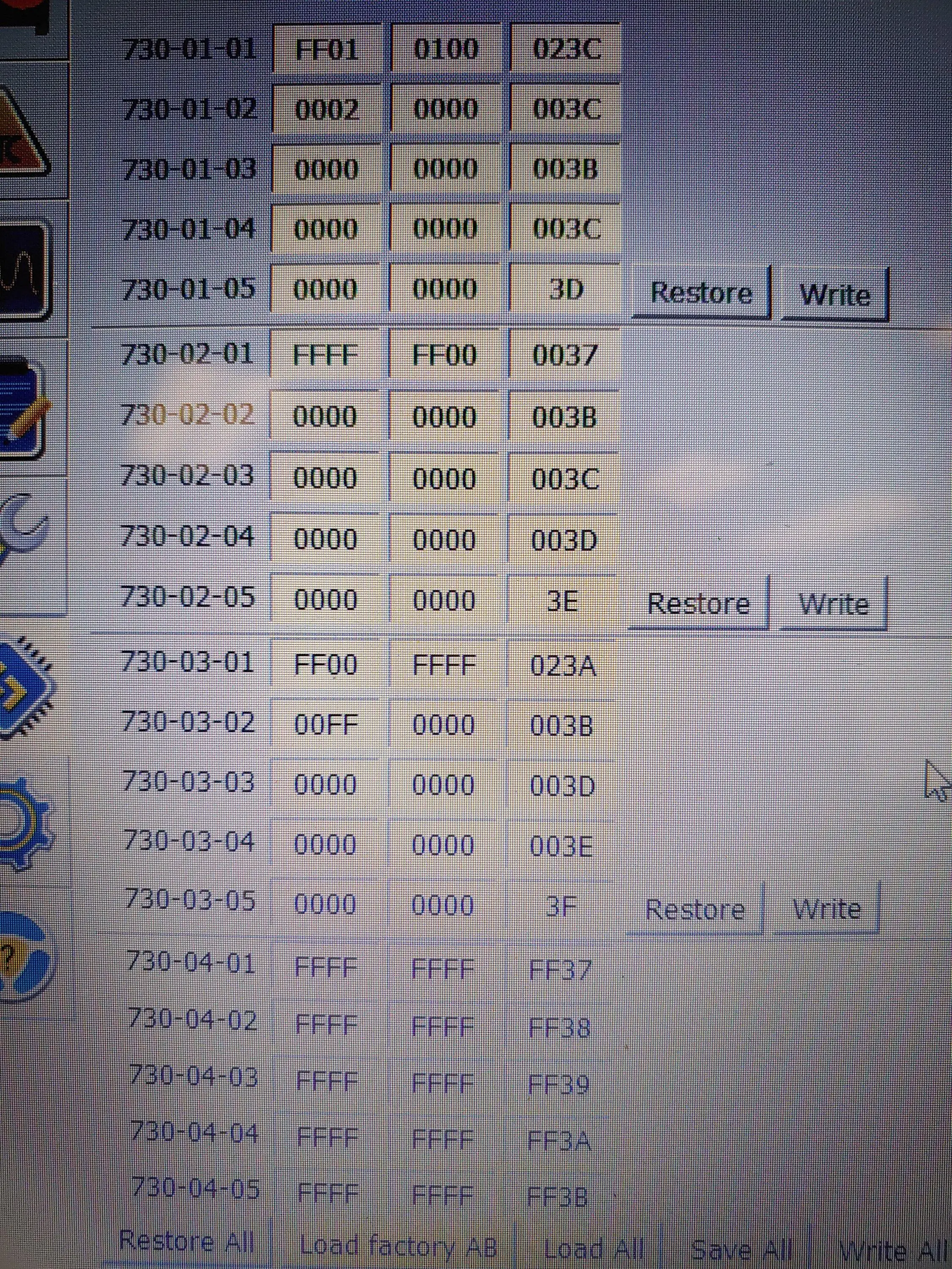 Ford Bronco Cannot write changes using AS BUILT "Service procedure has been interrupted" 0829221024