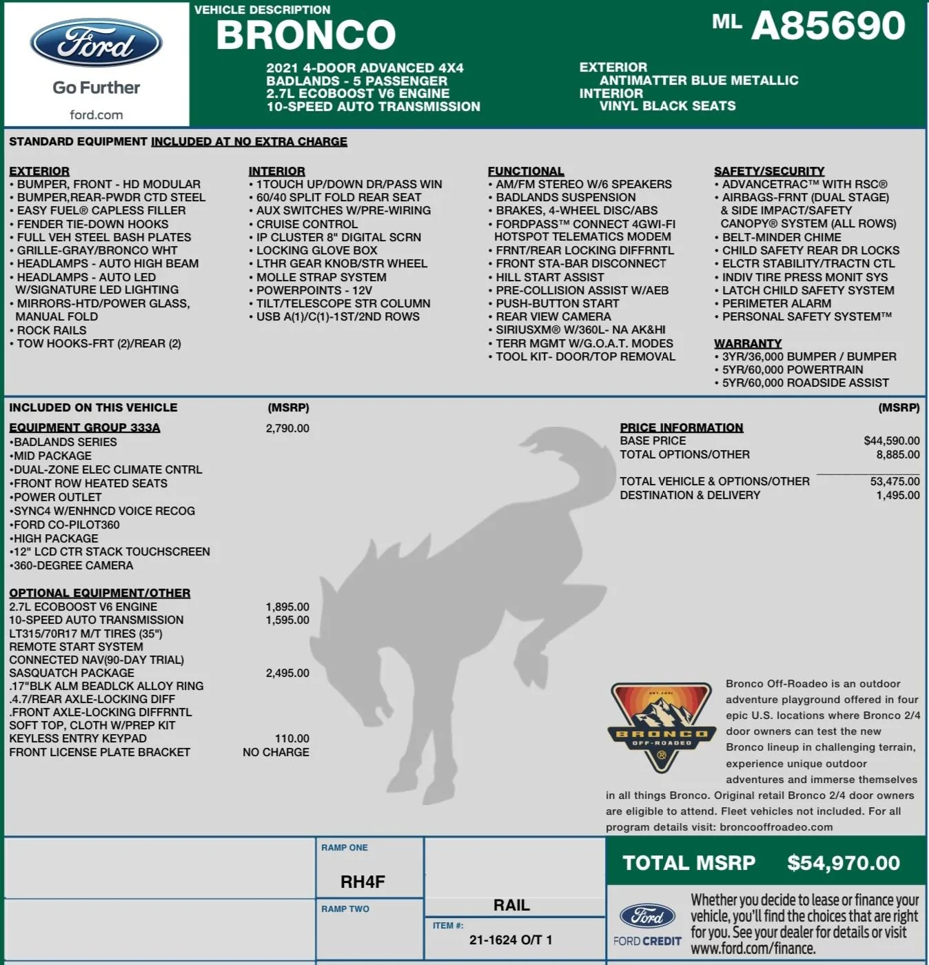 Ford Bronco Can anyone post the Full 2021 Pricing ? ? ? ? C3AF367A-8F53-4FD7-B973-9A3D988CBA9D