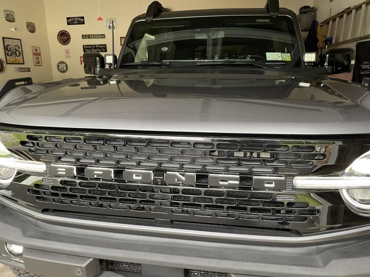 Ford Bronco Ford Grille Lettering Grill Lights1