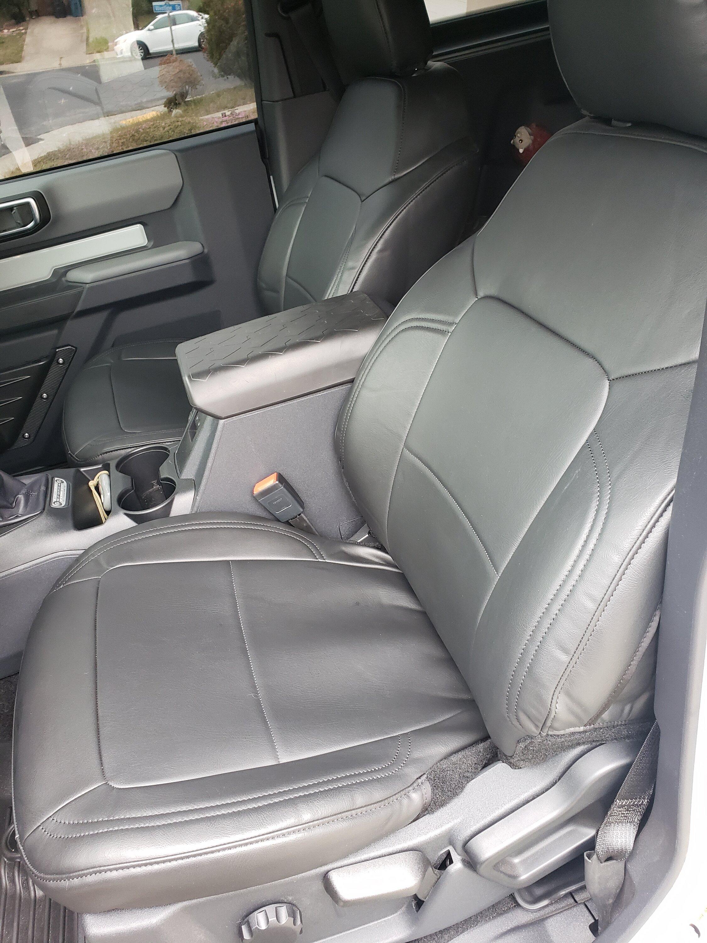 Ford Bronco DIY With Photos: Katzkin Leather Seats Install in Big Bend Bronco 20220723_170712