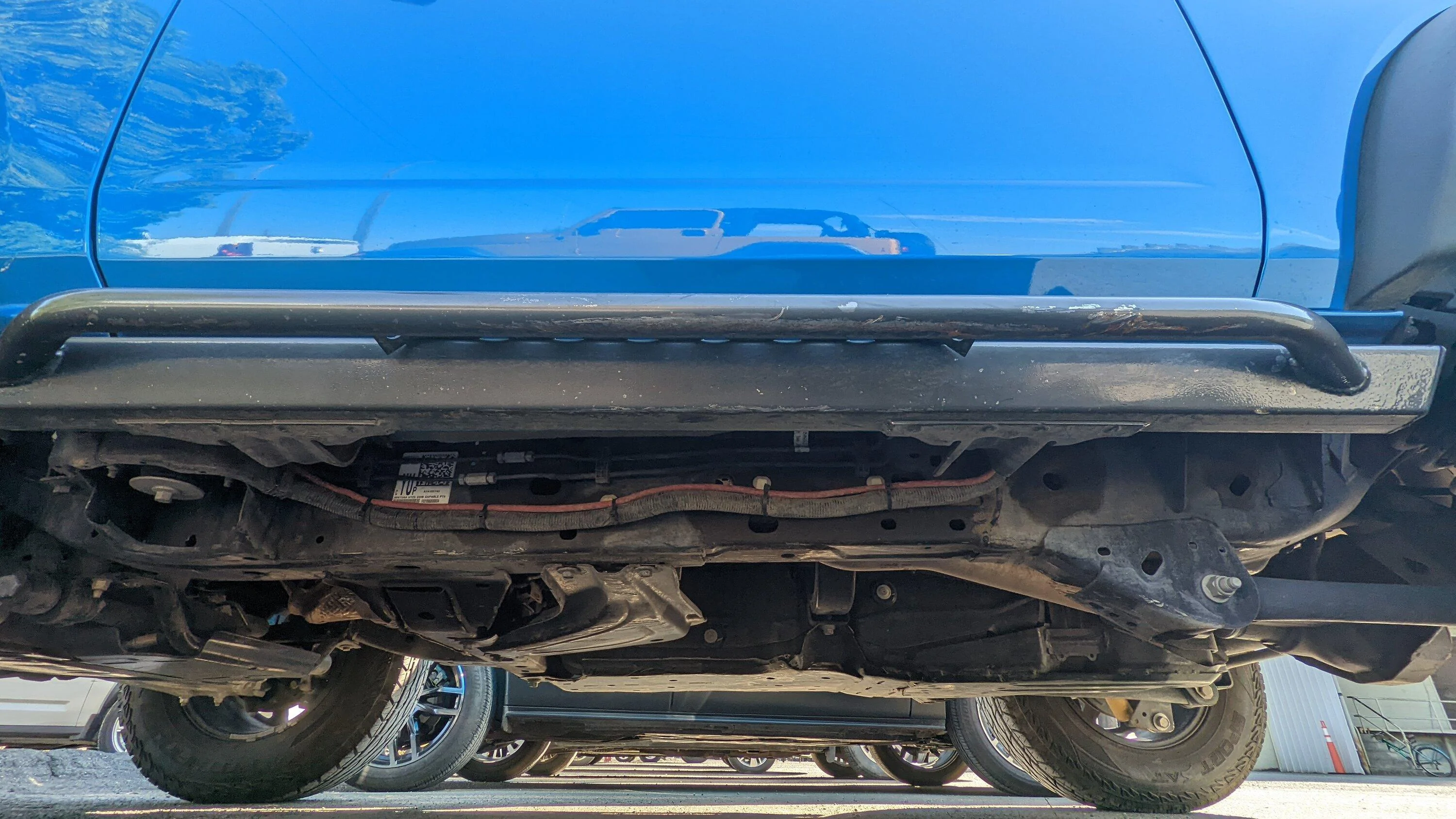 Ford Bronco Stock rock sliders in action? PXL_20220831_164319574