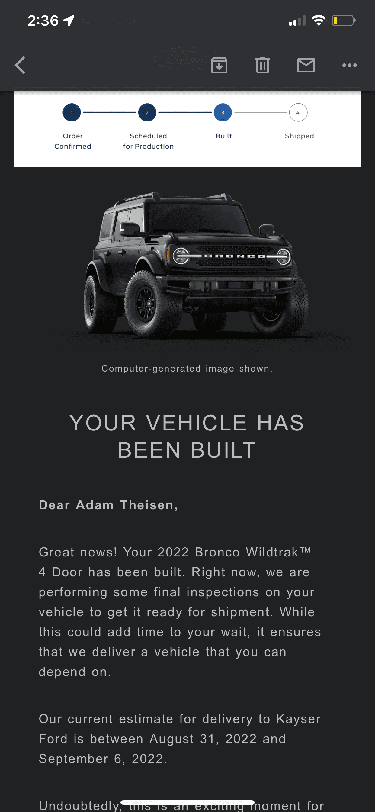 Ford Bronco 8/1/22 Build Week Group IMG_6978.PNG