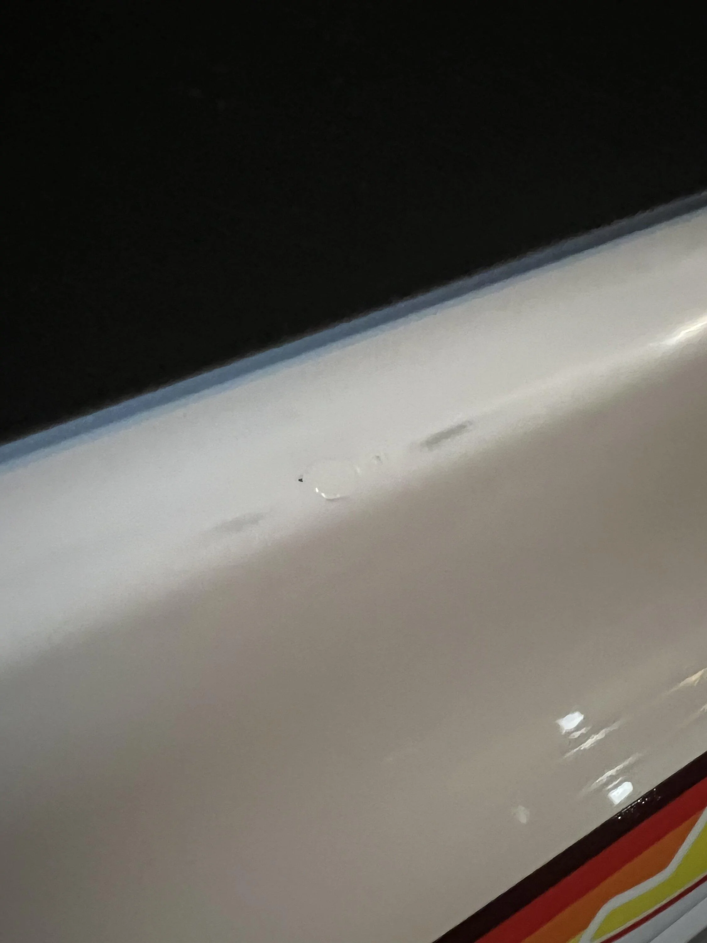 Ford Bronco Paint flaw poorly repaired at delivery 38A37371-5B99-4C40-8AA6-3BADFD76C502
