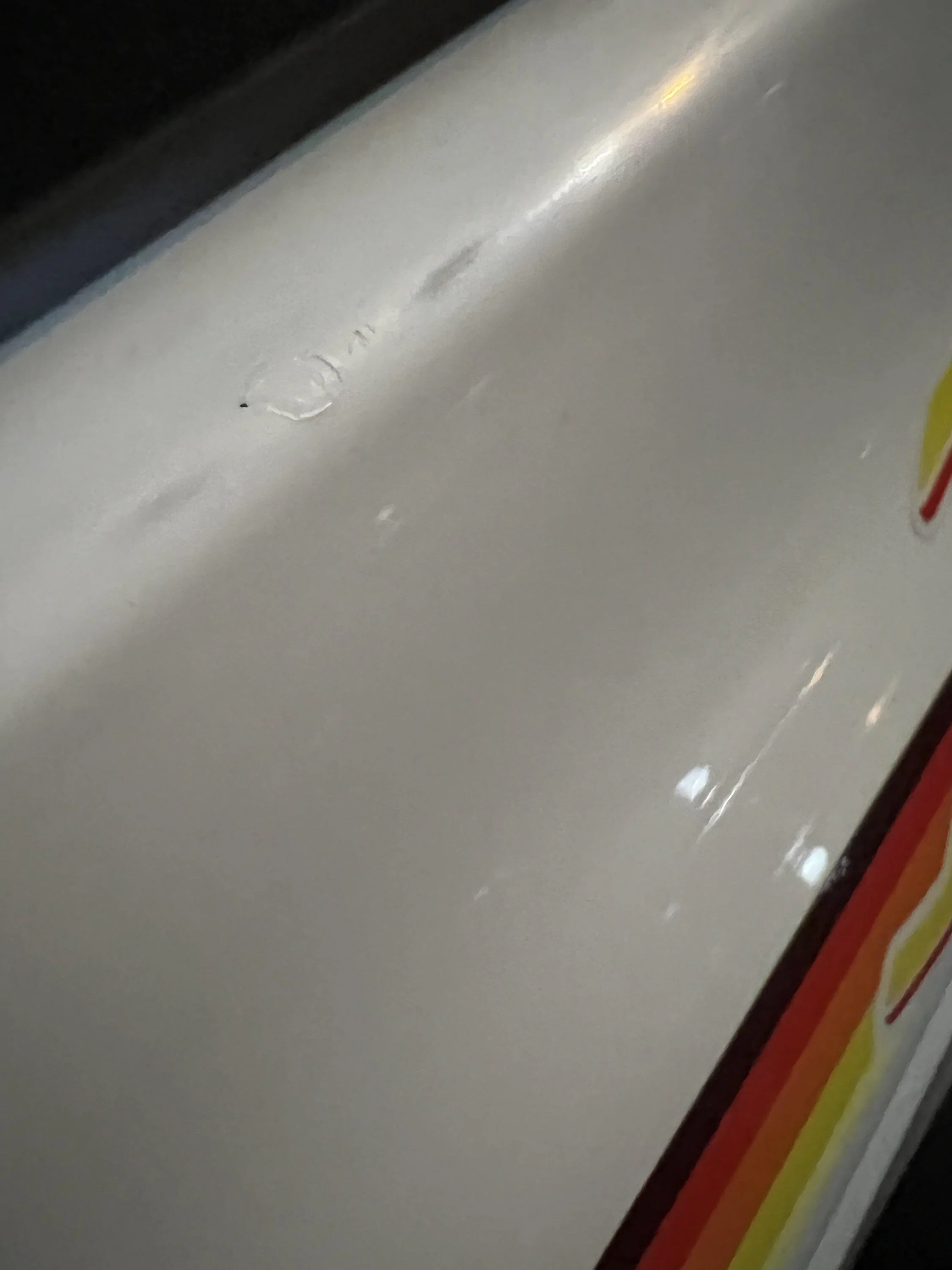 Ford Bronco Paint flaw poorly repaired at delivery BA27EA47-32B1-4682-9B2E-AA14A9A6ED29