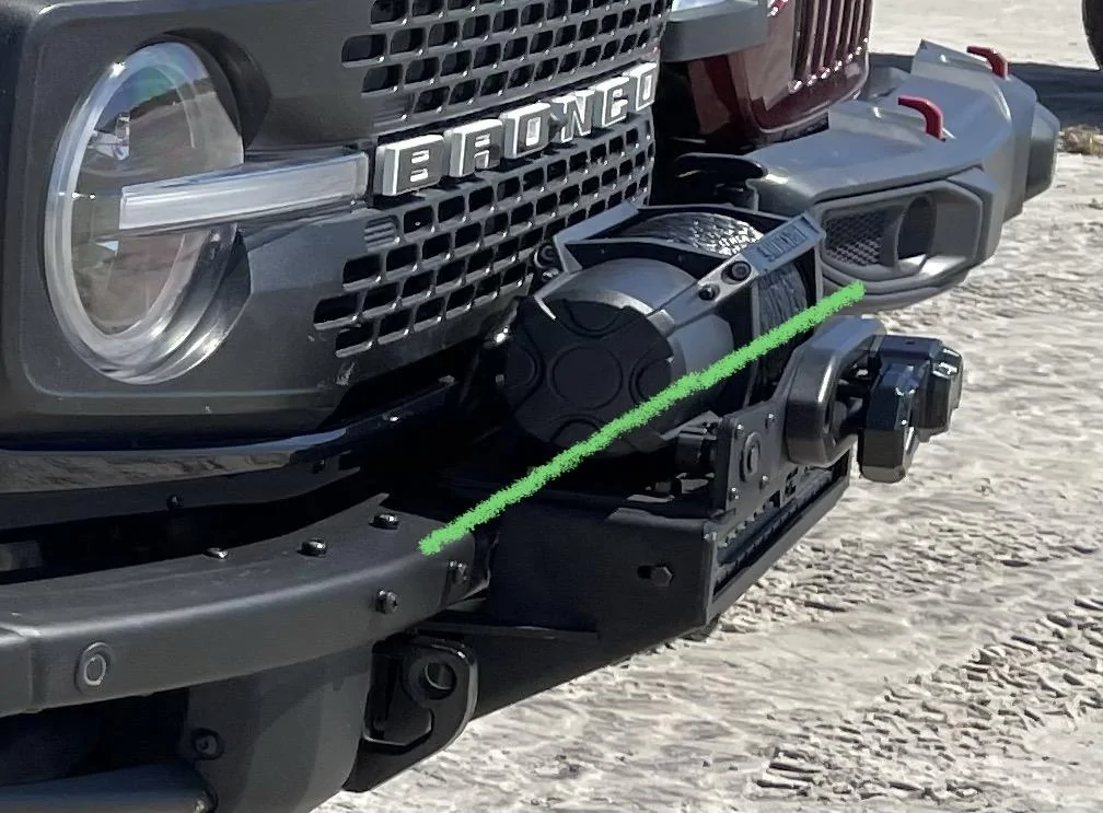 Ford Bronco Rough country winch mount unbox/ INSTALL tips. 31972C09-3EBC-494C-834F-1C404B494A33