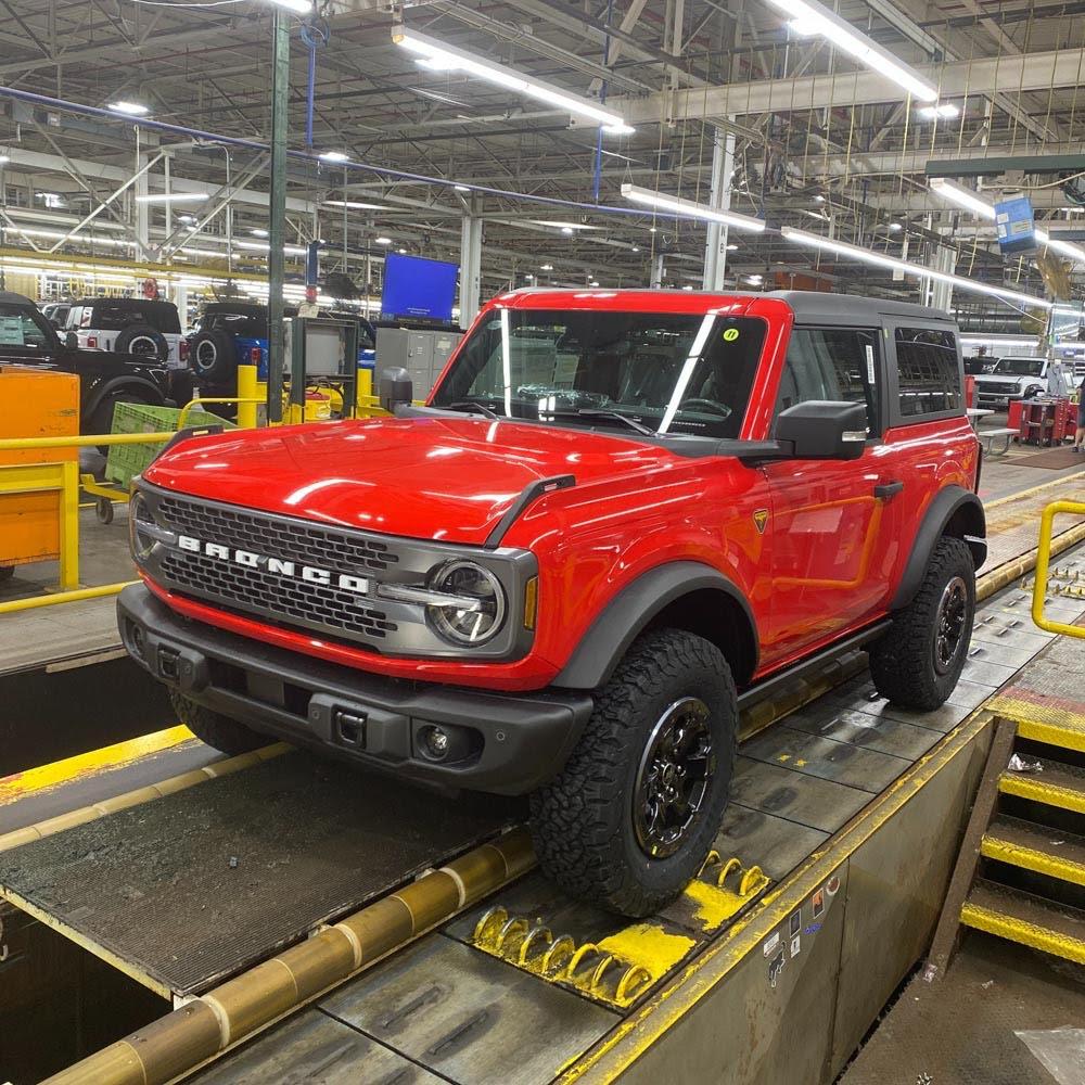 Ford Bronco 8/8/22 Build Week Group. babypic