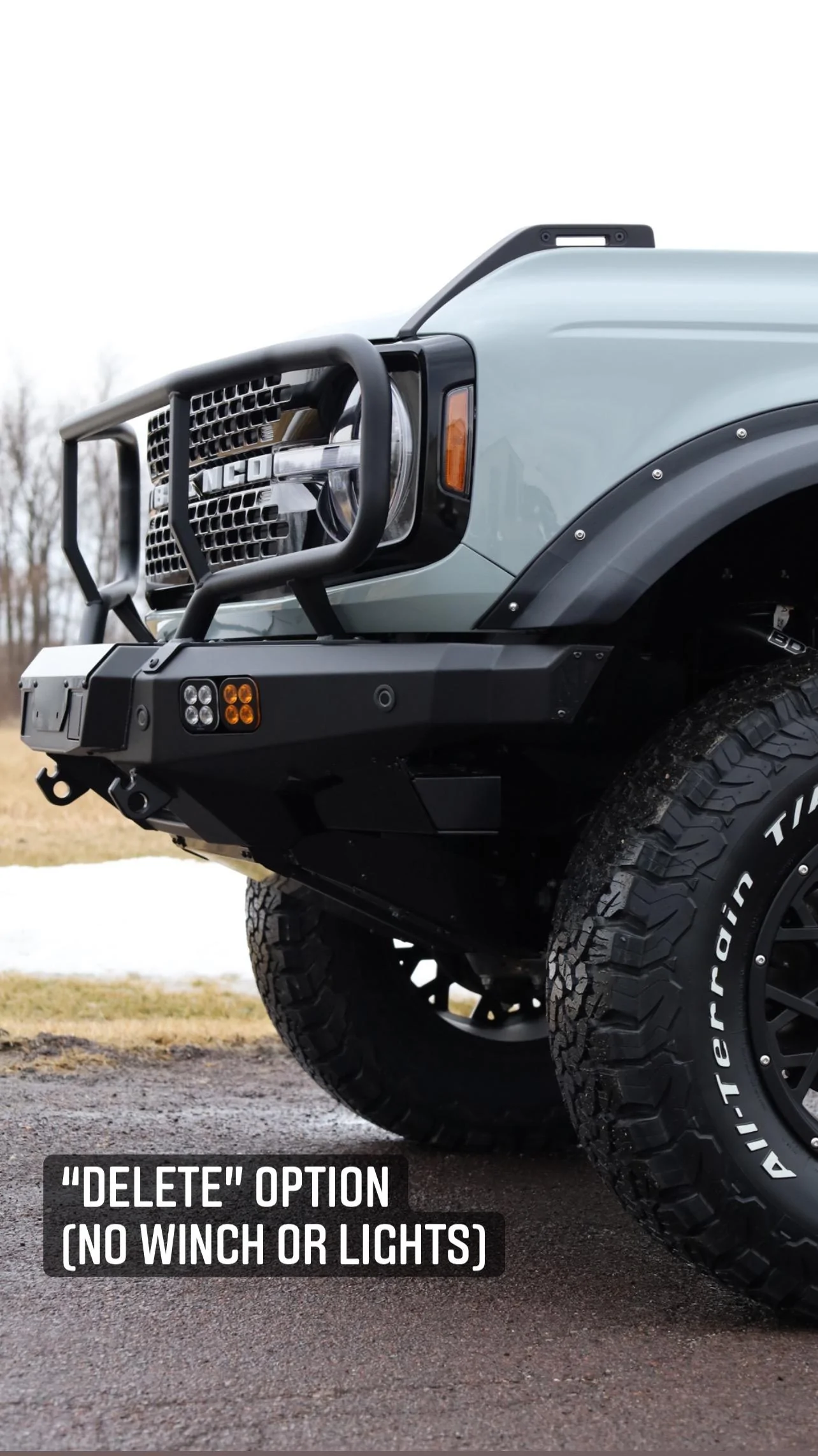 Ford Bronco THE Maxlider Bumper, IN STOCK & on sale driver-maxlider-bumper