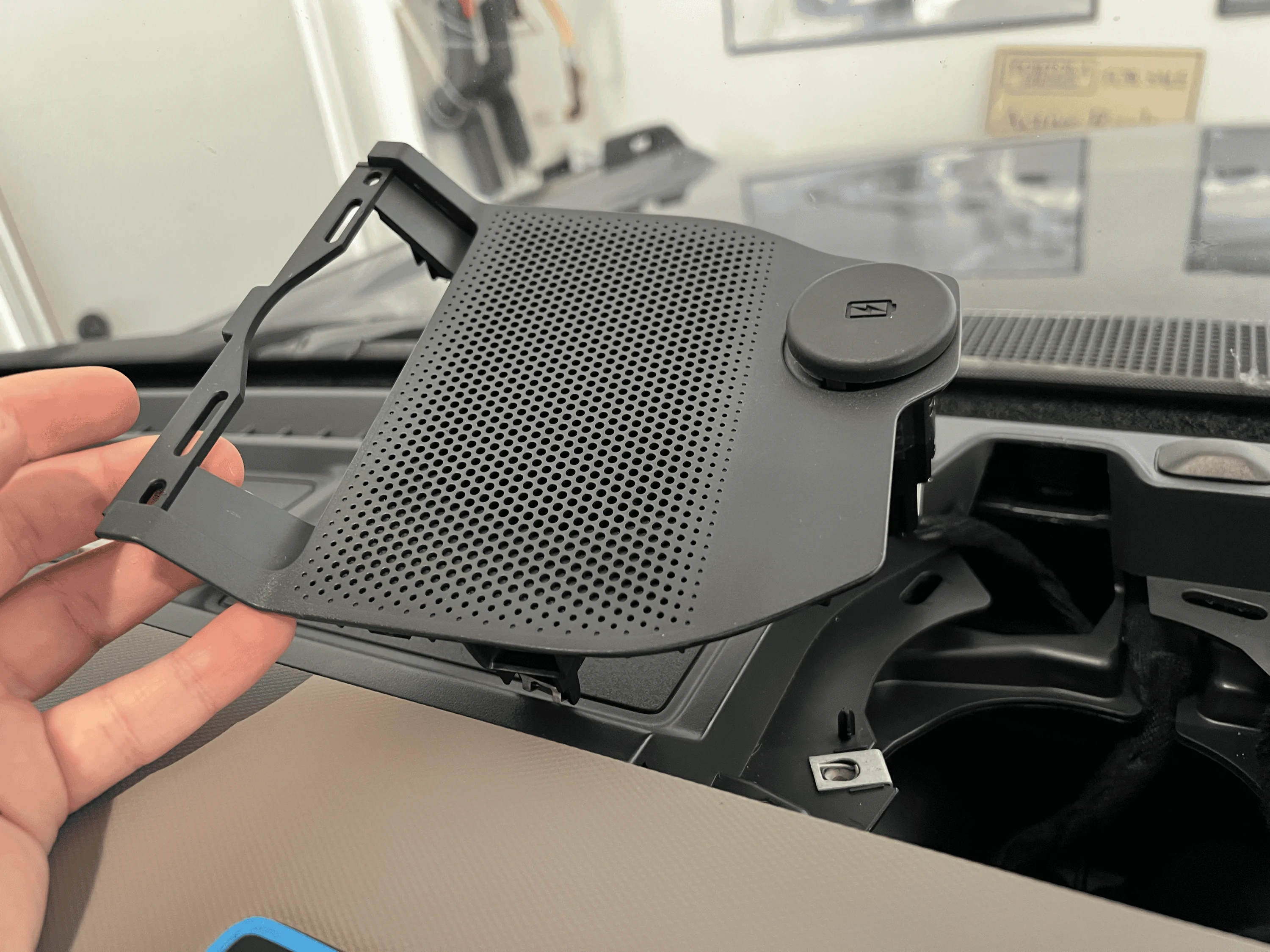 Ford Bronco A Solution to Replace the "third" B&O Ctr Dash Speaker with 3 Matching Upgrades tempImagetOSus