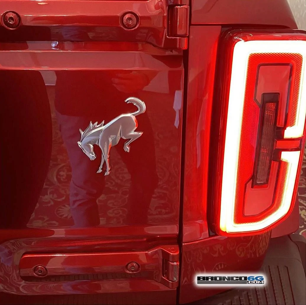 Ford Bronco Closeups of Bronco LED headlight and taillight lighting elements 2021 Ford Bronco LED Tail Lights Close Up - Outer Banks 1