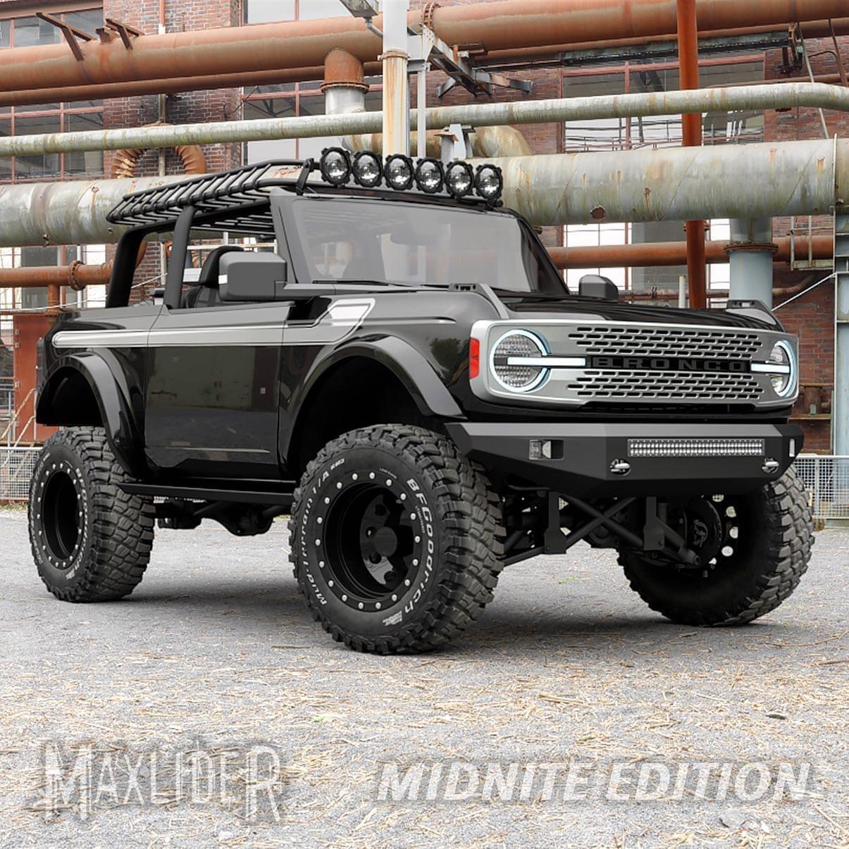 Ford Bronco Closeups of Bronco LED headlight and taillight lighting elements C9BC38A9-C4CC-48A9-B29E-E1B5E494F7E2