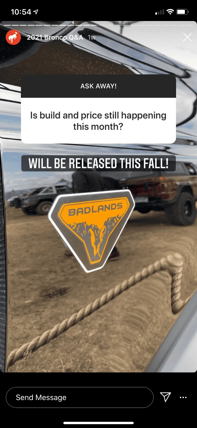 Ford Bronco First Edition Bronco Thread 5ABDCBC6-A533-400F-A396-C5877A3F6D08