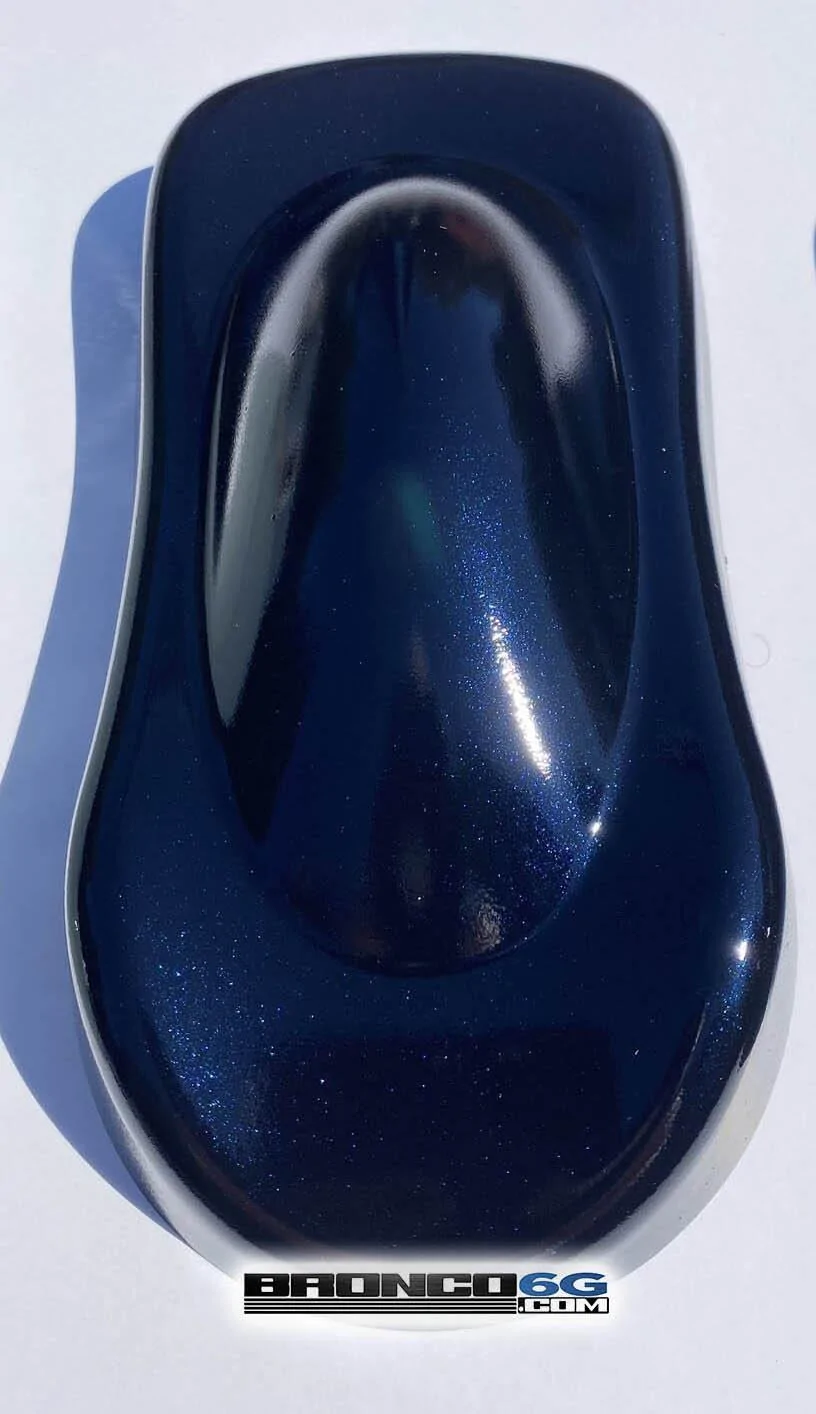 Ford Bronco Painted Physical Color Samples Experiment: Antimatter Blue vs. Area 51 vs. Area 51 vs Cactus Gray (Now Clear Coated) 2021-ford-bronco-antimatter-blue-jpg