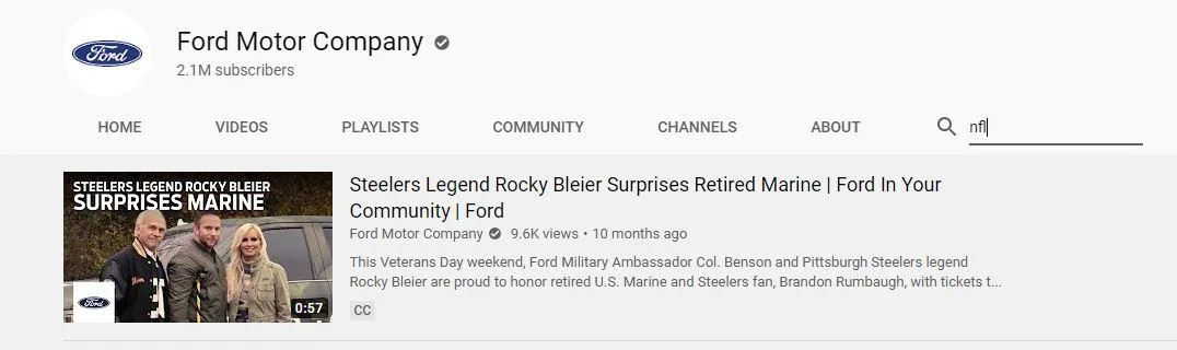 Ford Bronco Ford's Marketing... Ford_NFL
