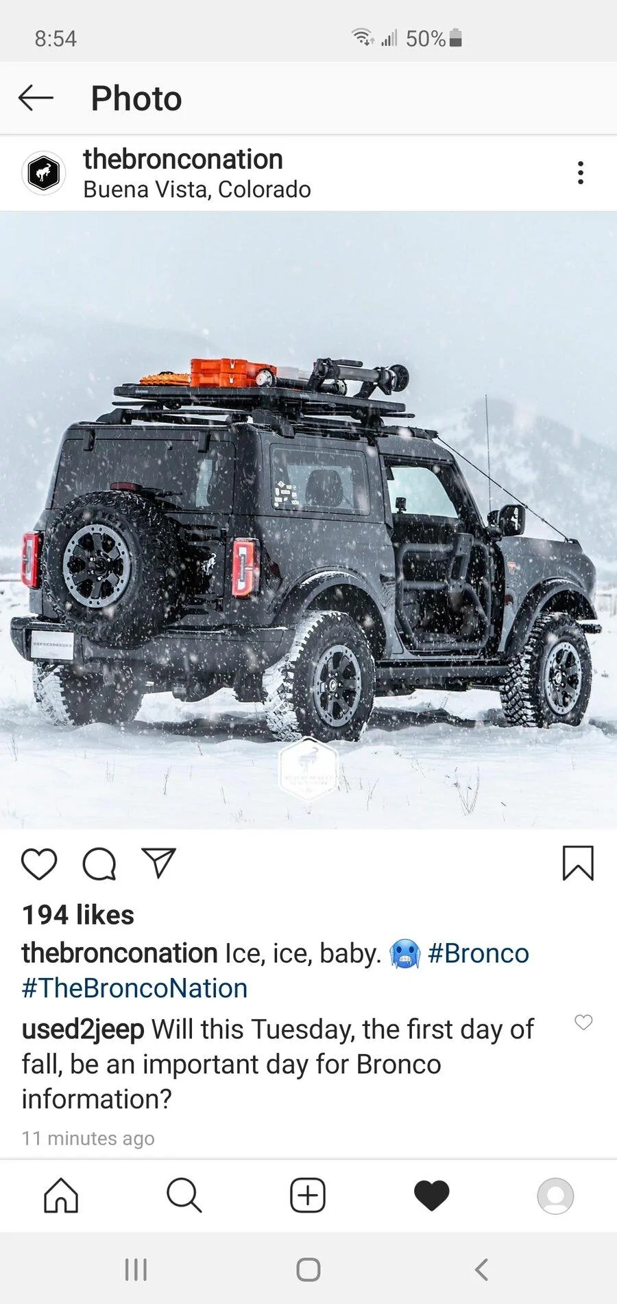 Ford Bronco Bronco Build & Price date Screenshot_20200920-205408_Instagram