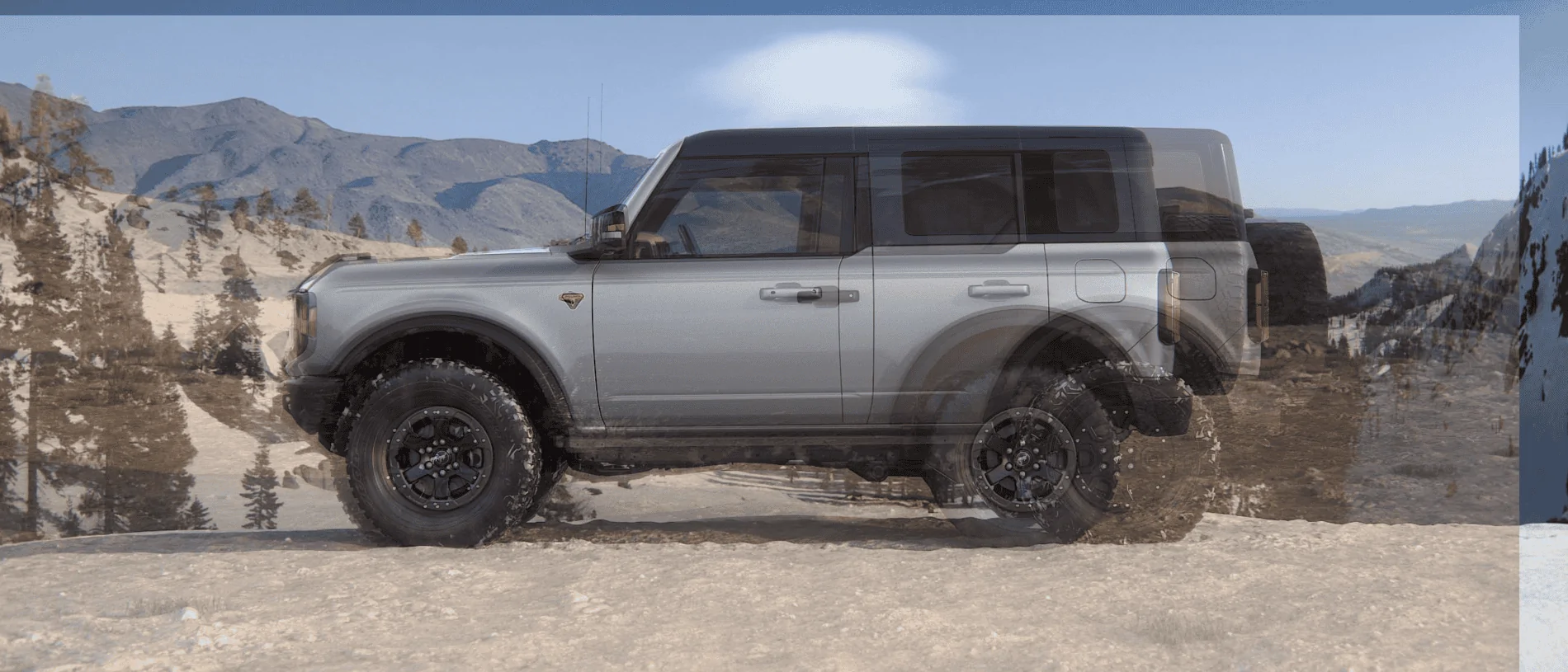 Ford Bronco 2-Door Conversion on 4-Door Body 1600689412308
