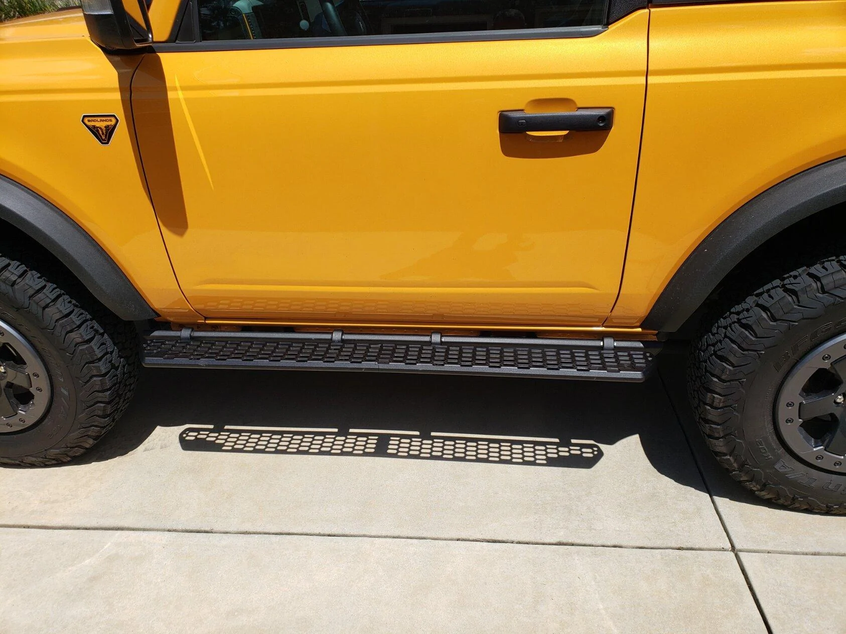 Ford Bronco What did you do TO / WITH your Bronco today? 👨🏻‍🔧🧰🚿🛠 Steps Side Veiw2