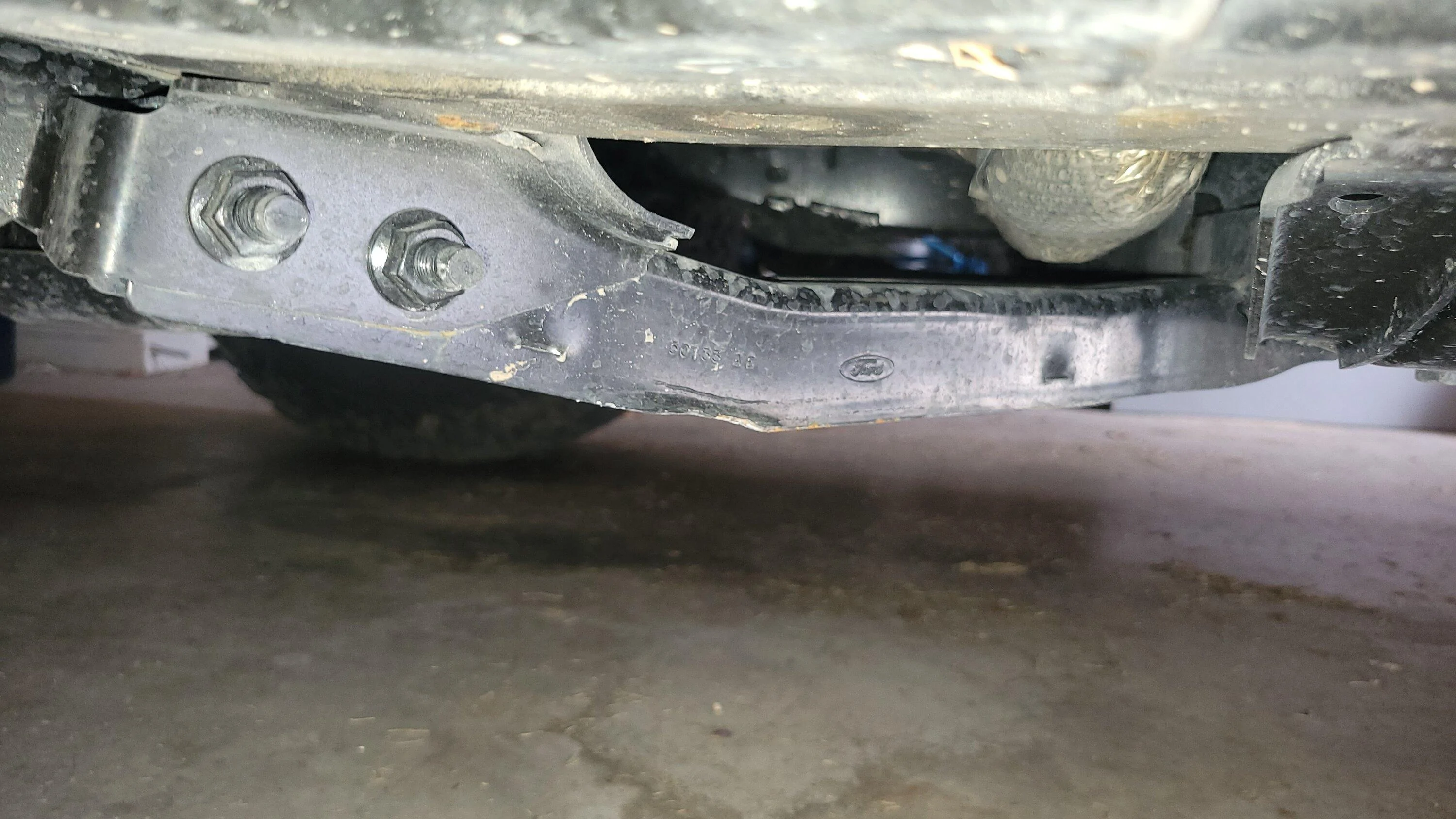 Ford Bronco Need help identitying a ding under body 20220904_154223