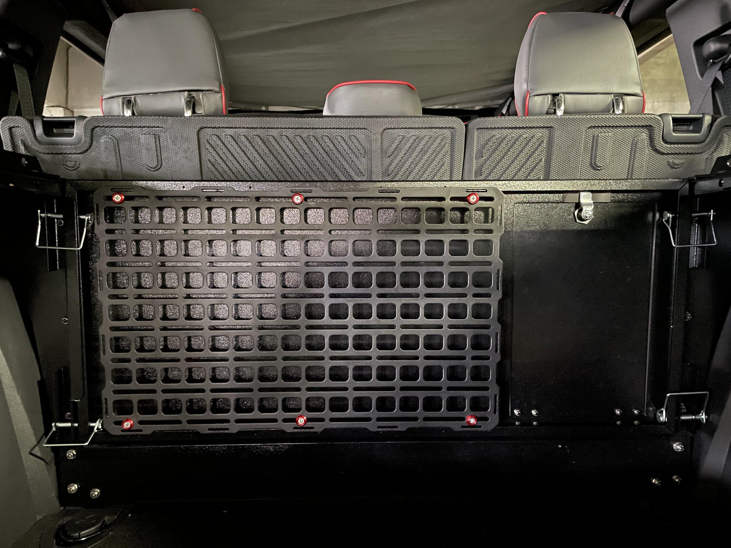 Ford Bronco Slipstream security enclosure Molle panel upgrade... IMG_1827