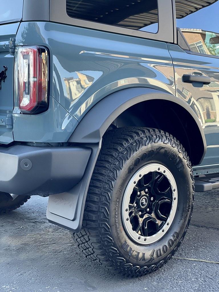 Ford Bronco Installed New MUD Flaps 52335079115_78aa30d8d8_b
